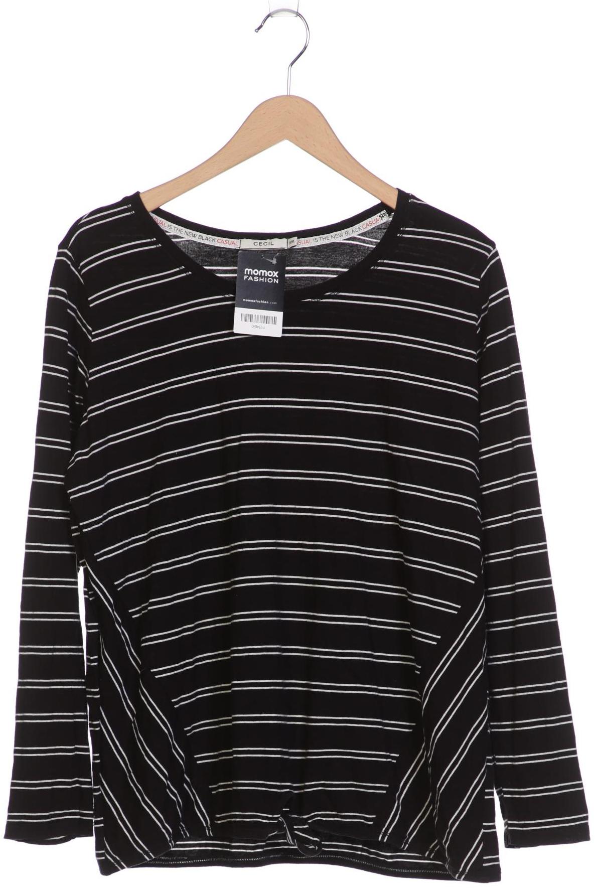 

CECIL Damen Langarmshirt, schwarz