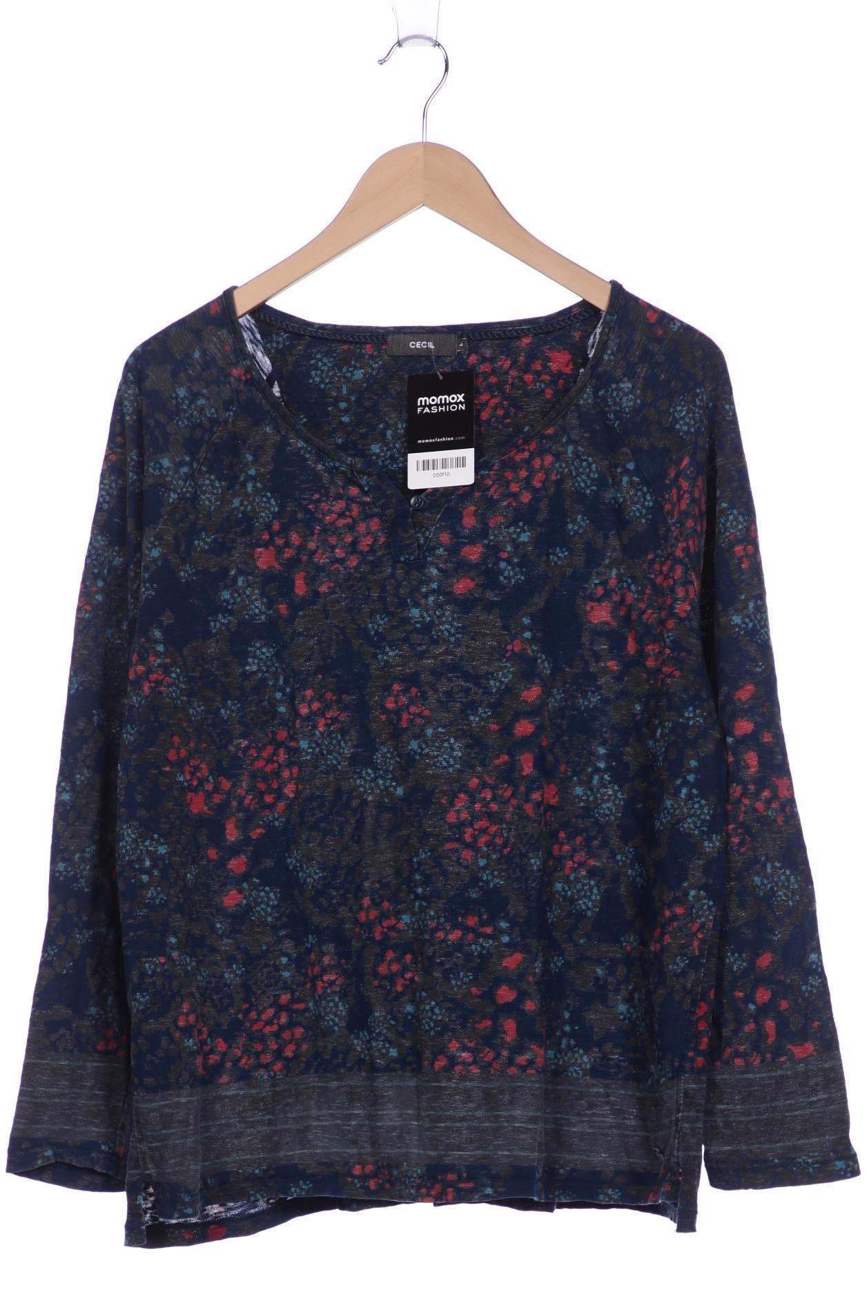 

Cecil Damen Langarmshirt, marineblau, Gr. 42