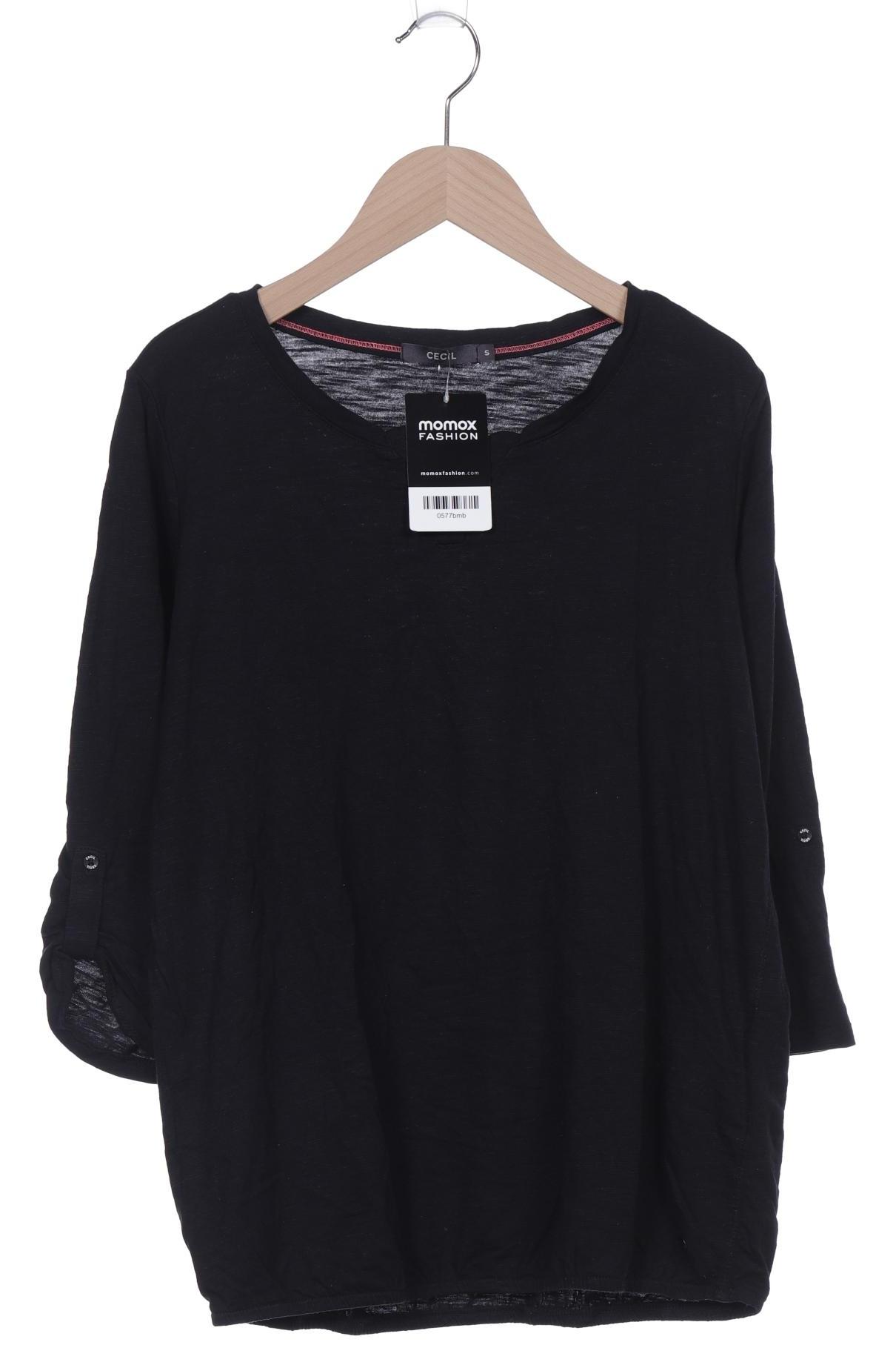 Thumbnail - Cecil Damen Langarmshirt, schwarz, Gr. 36