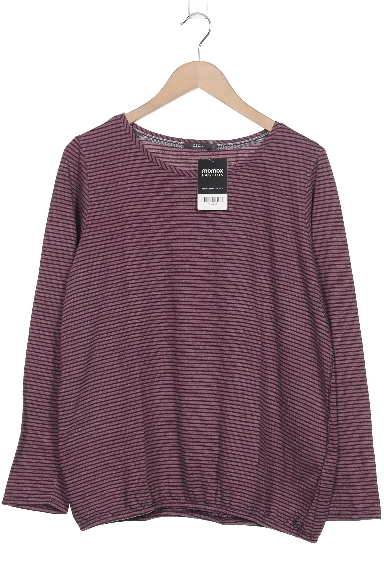 

Cecil Damen Langarmshirt, bordeaux, Gr. 44
