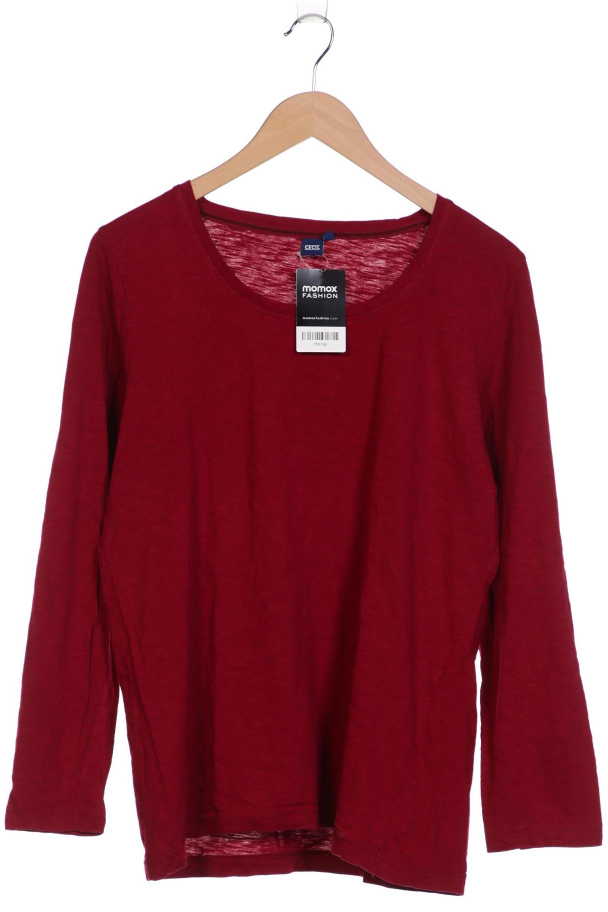 

Cecil Damen Langarmshirt, bordeaux, Gr. 46