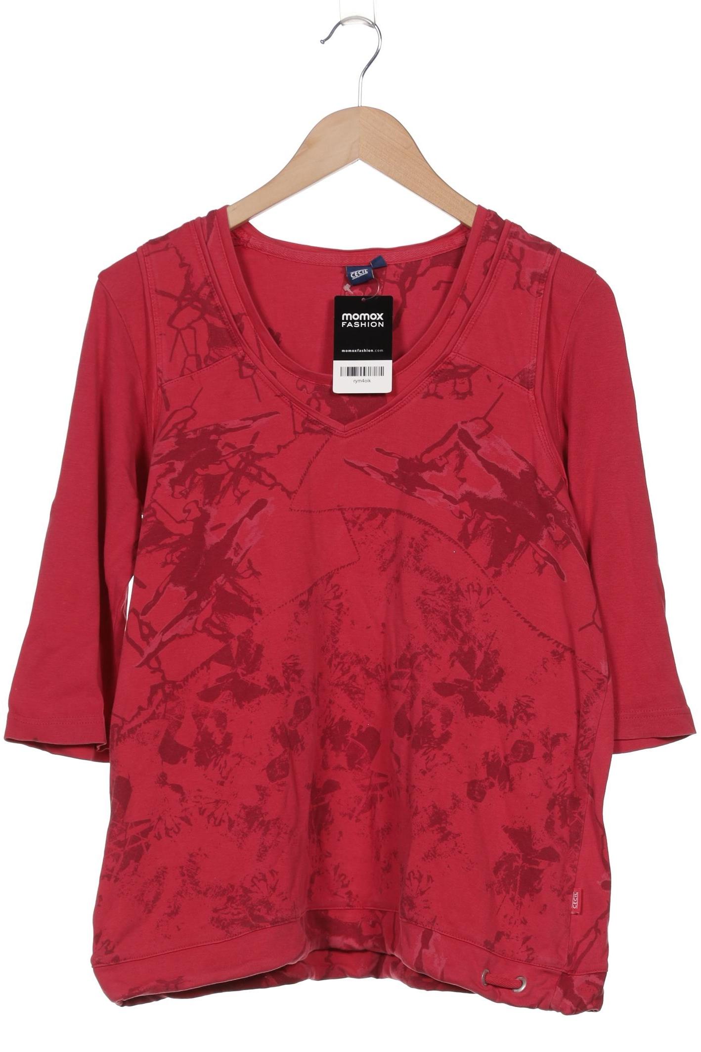 

Cecil Damen Langarmshirt, rot, Gr. 44