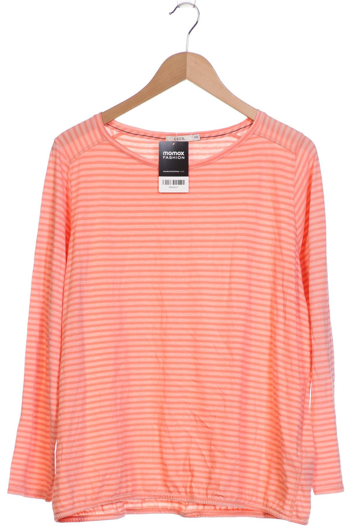

Cecil Damen Langarmshirt, pink, Gr. 46