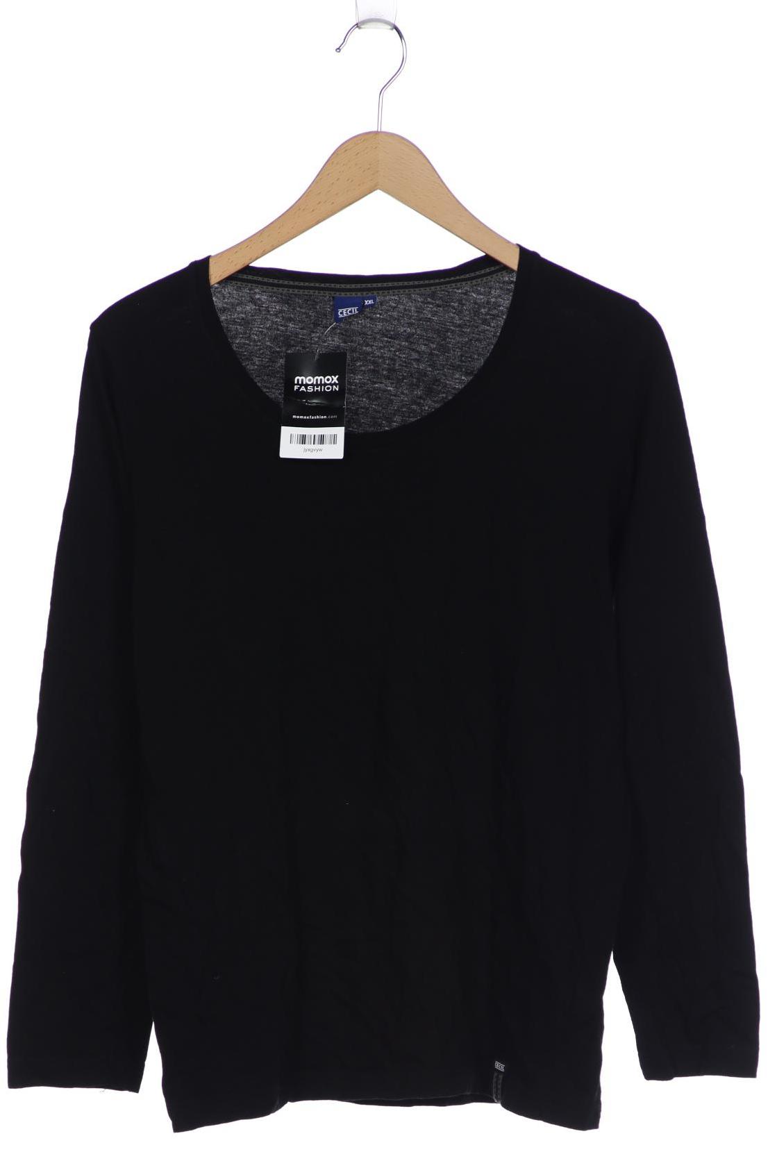 

CECIL Damen Langarmshirt, schwarz