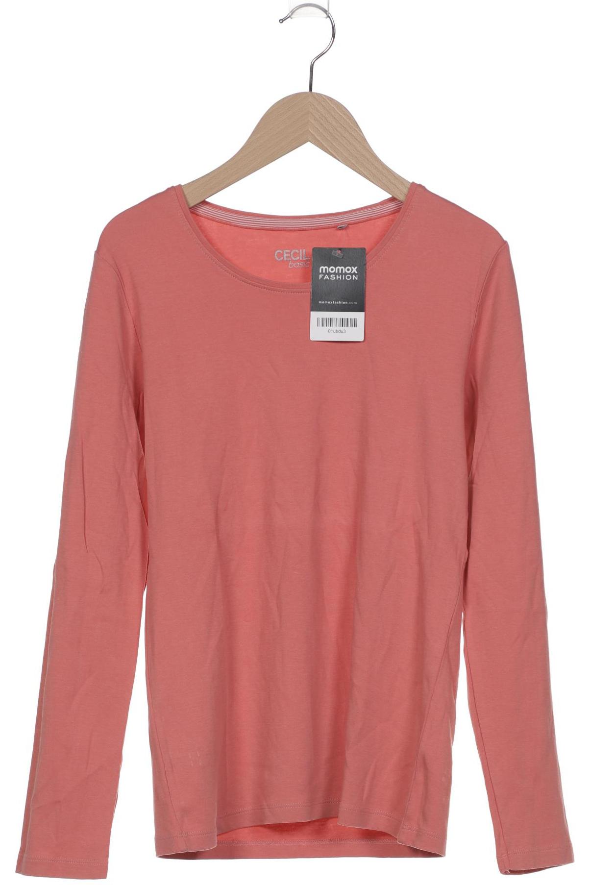 

Cecil Damen Langarmshirt, pink, Gr. 38