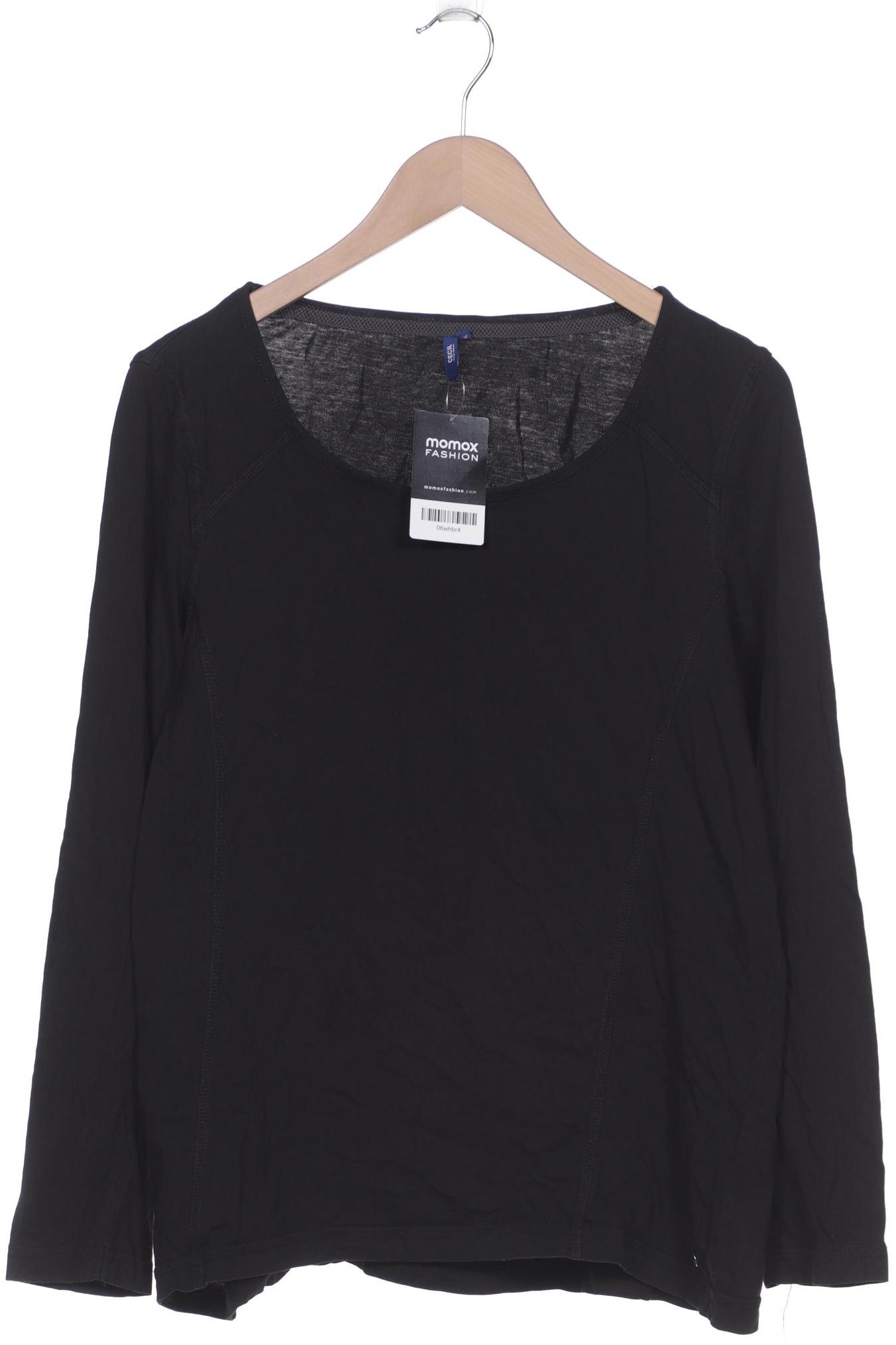 

CECIL Damen Langarmshirt, schwarz