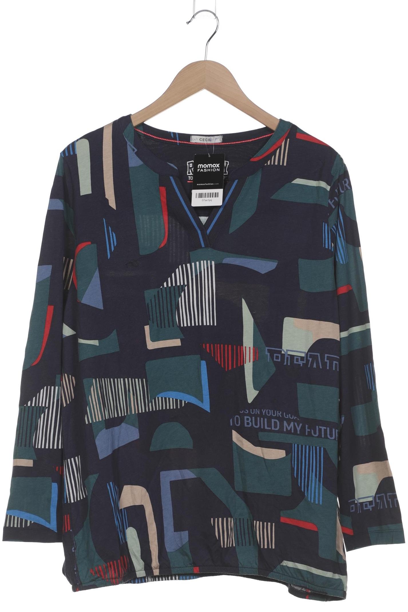 

Cecil Damen Langarmshirt, marineblau, Gr. 46