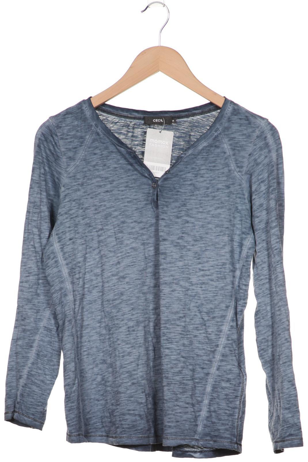 

CECIL Damen Langarmshirt, blau