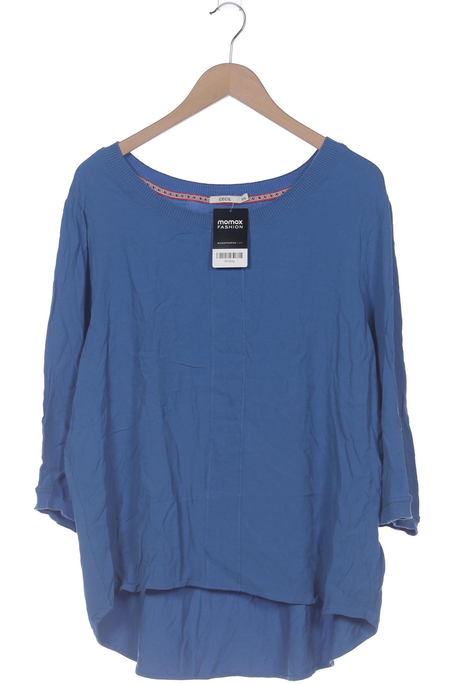 

Cecil Damen Langarmshirt, blau, Gr. 46