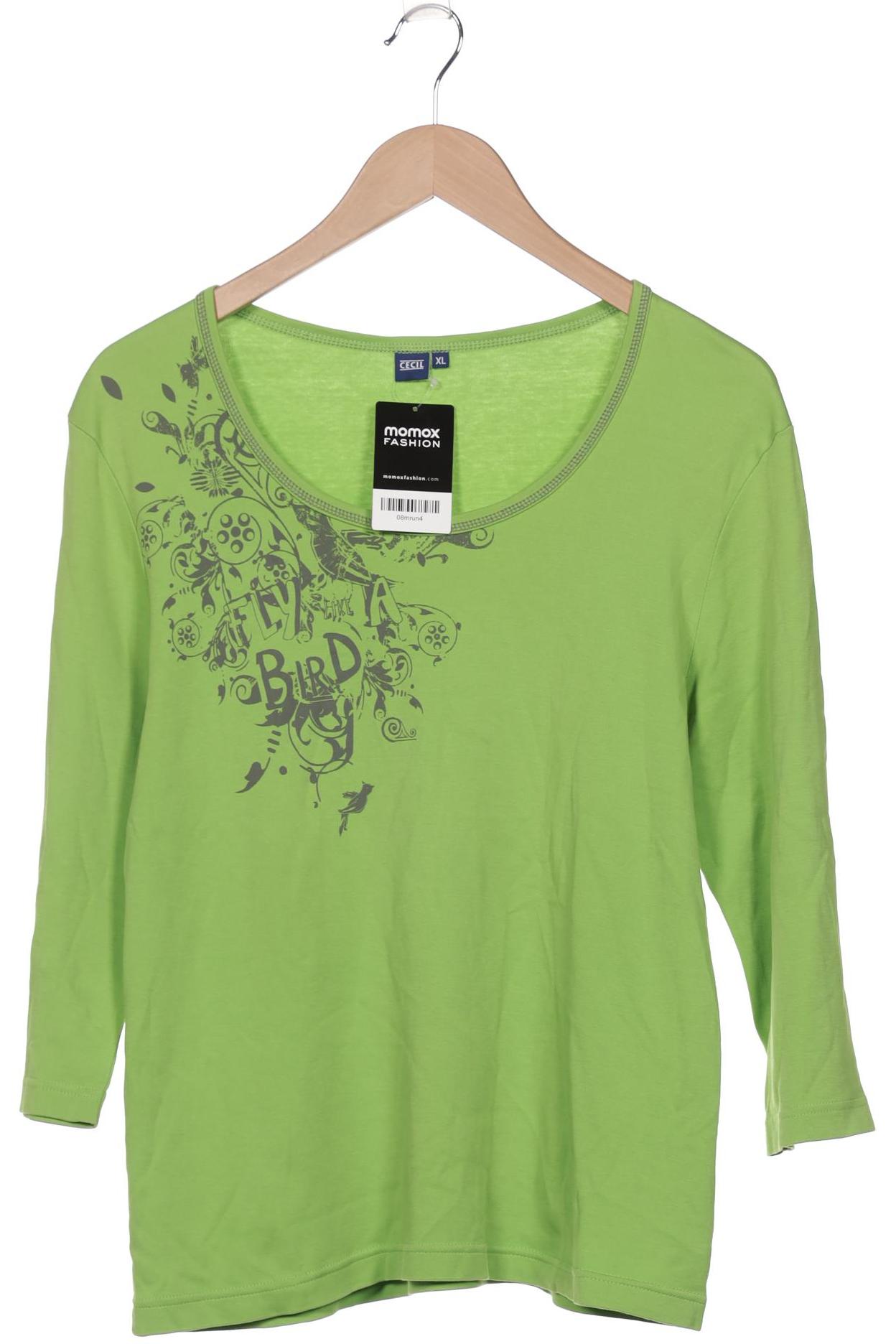

Cecil Damen Langarmshirt, grün, Gr. 44
