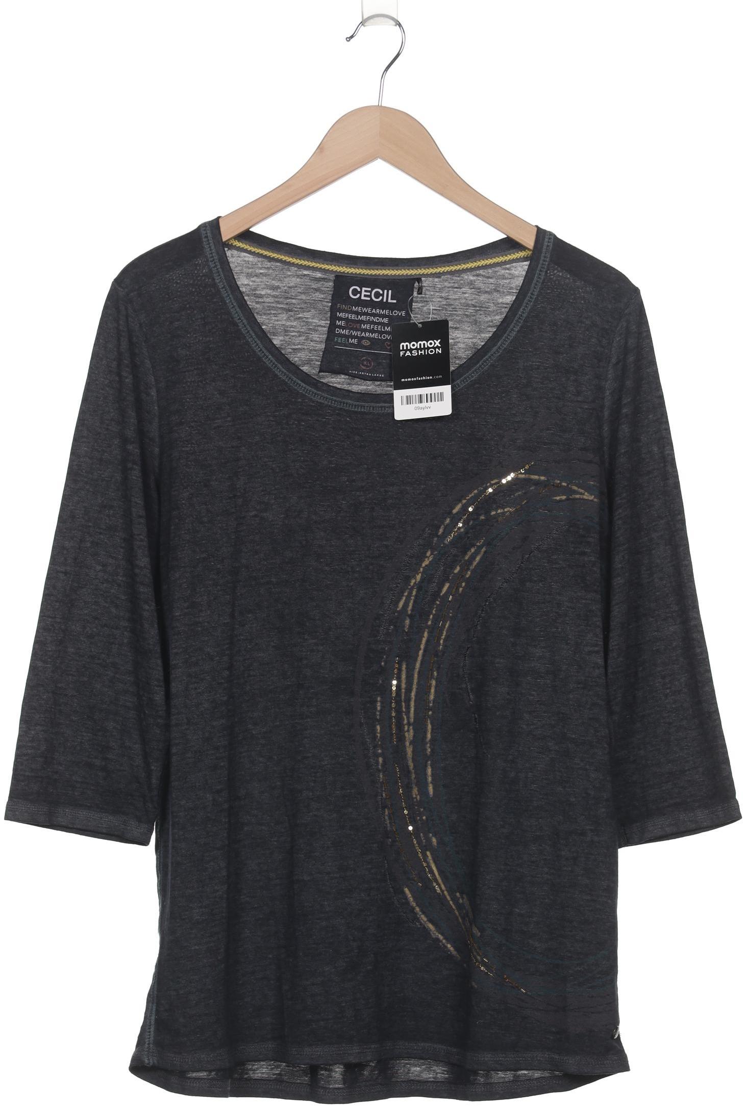 

Cecil Damen Langarmshirt, schwarz, Gr. 44