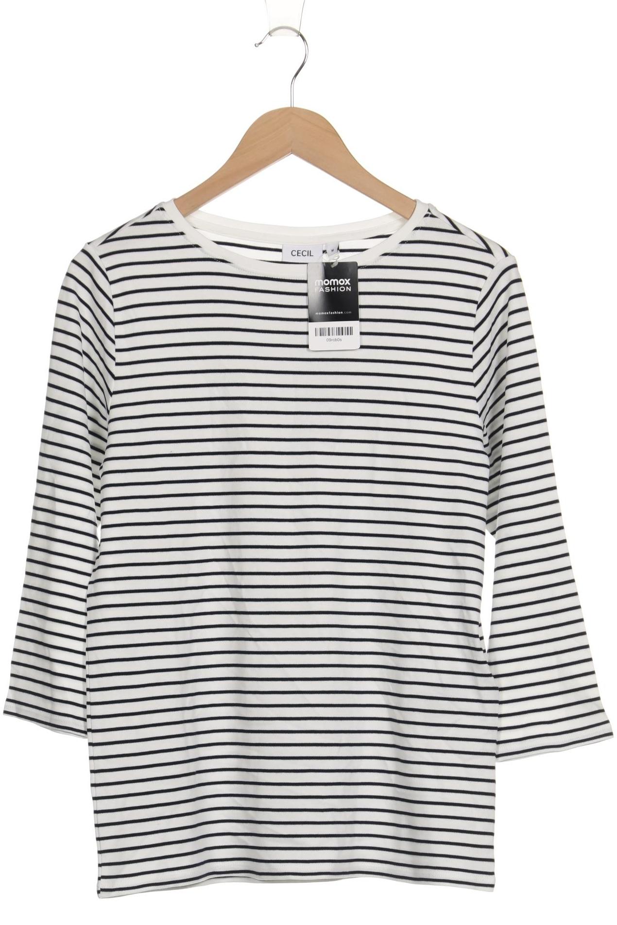 

Cecil Damen Langarmshirt, weiß, Gr. 38
