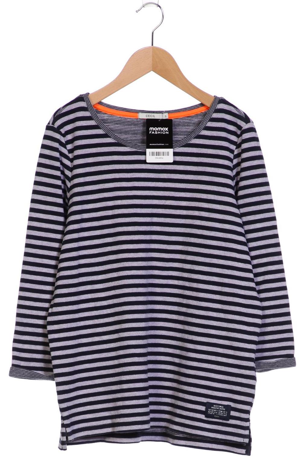 

Cecil Damen Langarmshirt, marineblau, Gr. 36
