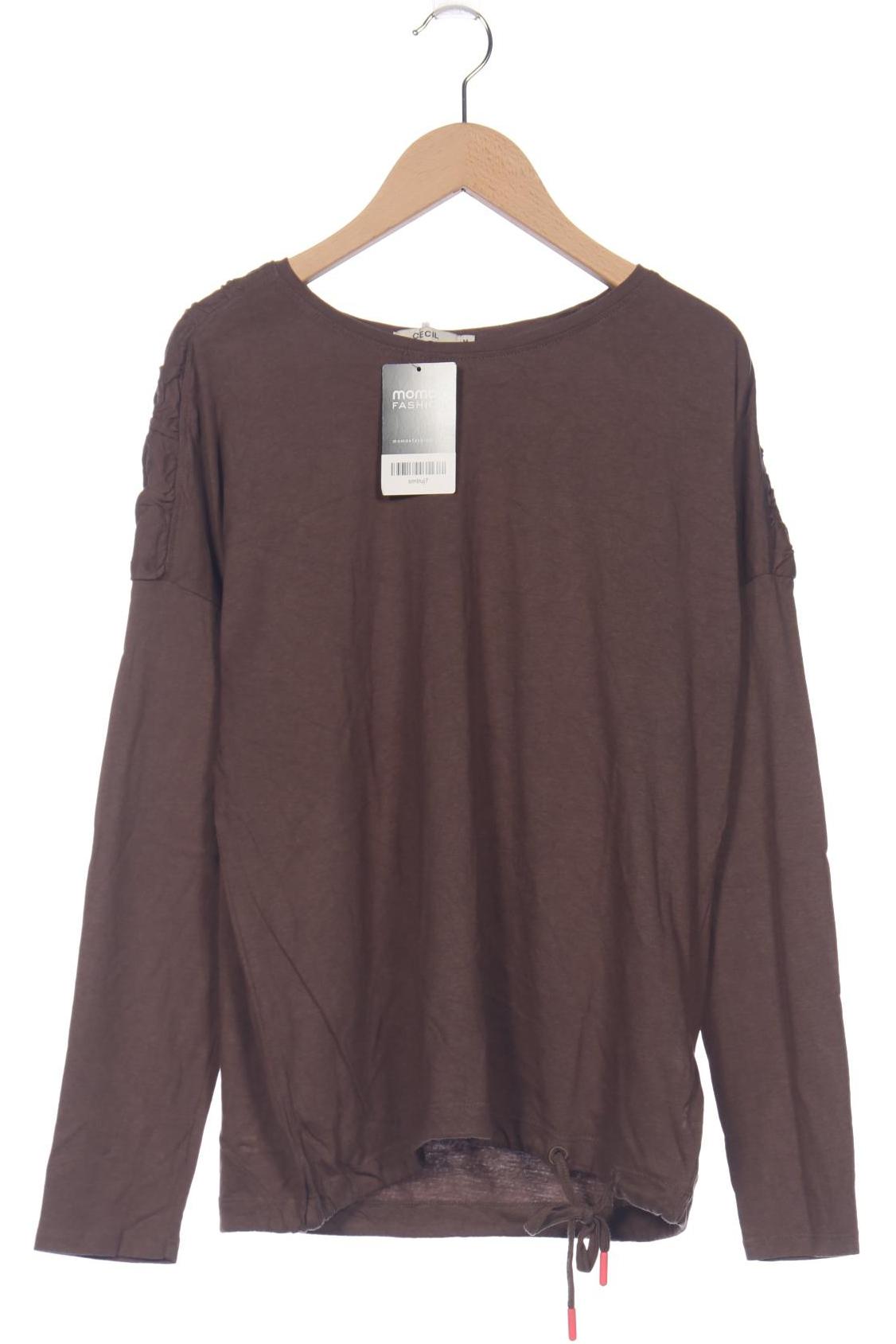 

Cecil Damen Langarmshirt, braun, Gr. 38