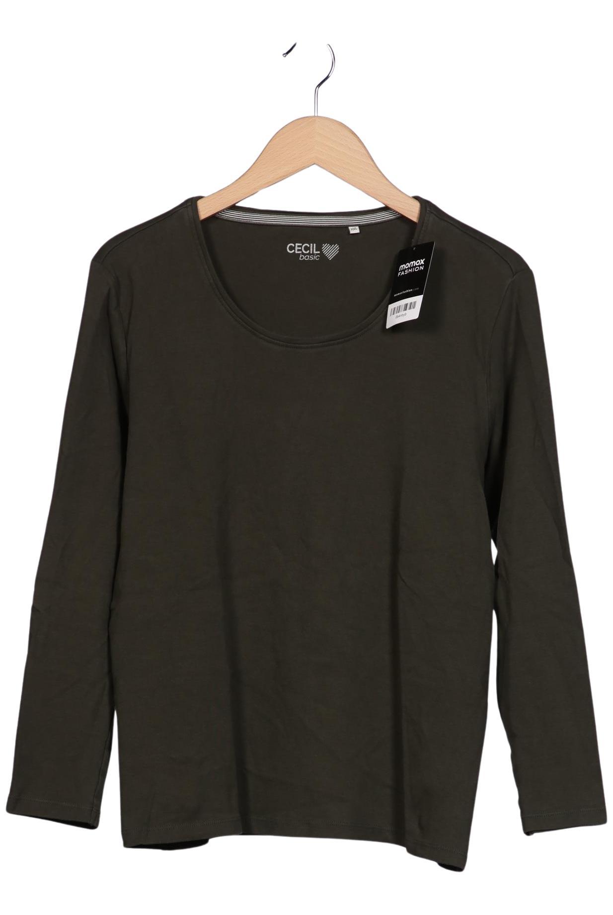 

Cecil Damen Langarmshirt, grün, Gr. 46