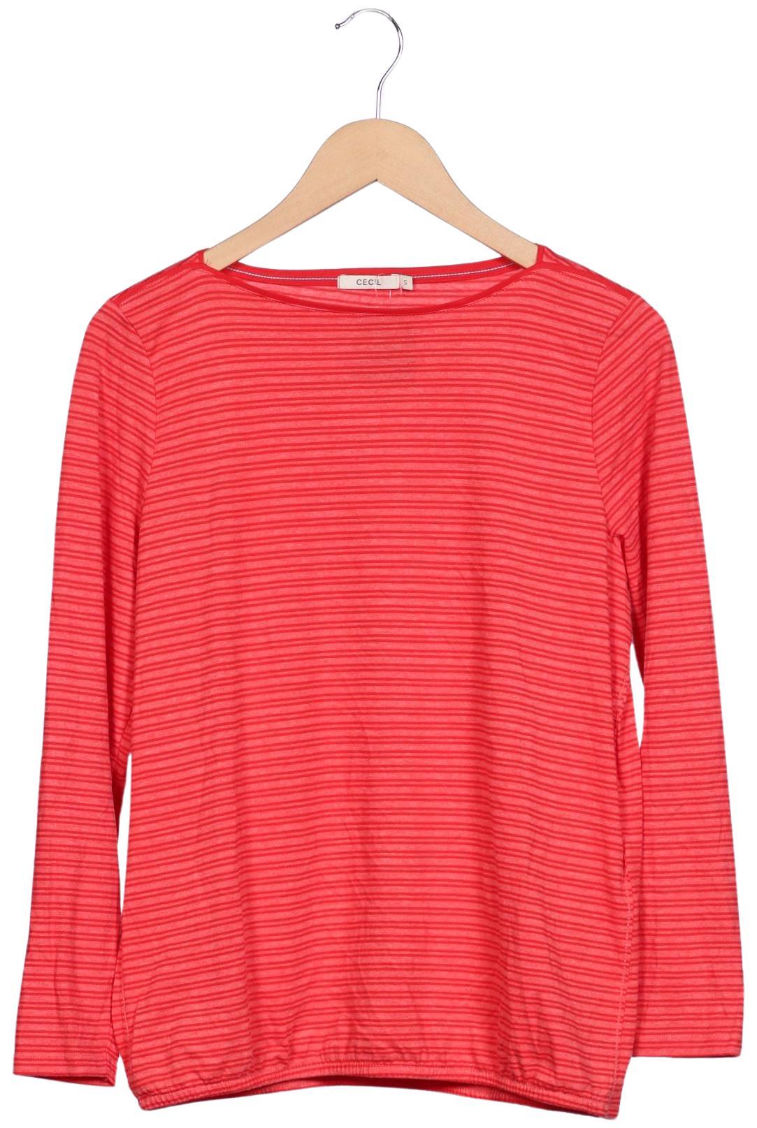 

Cecil Damen Langarmshirt, rot, Gr. 36