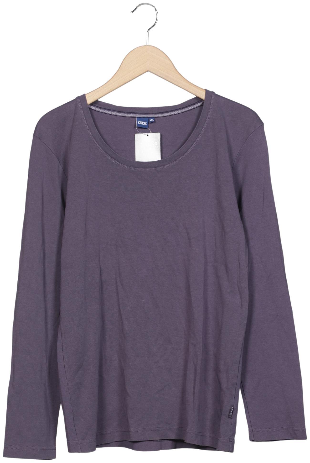 

Cecil Damen Langarmshirt, flieder, Gr. 46
