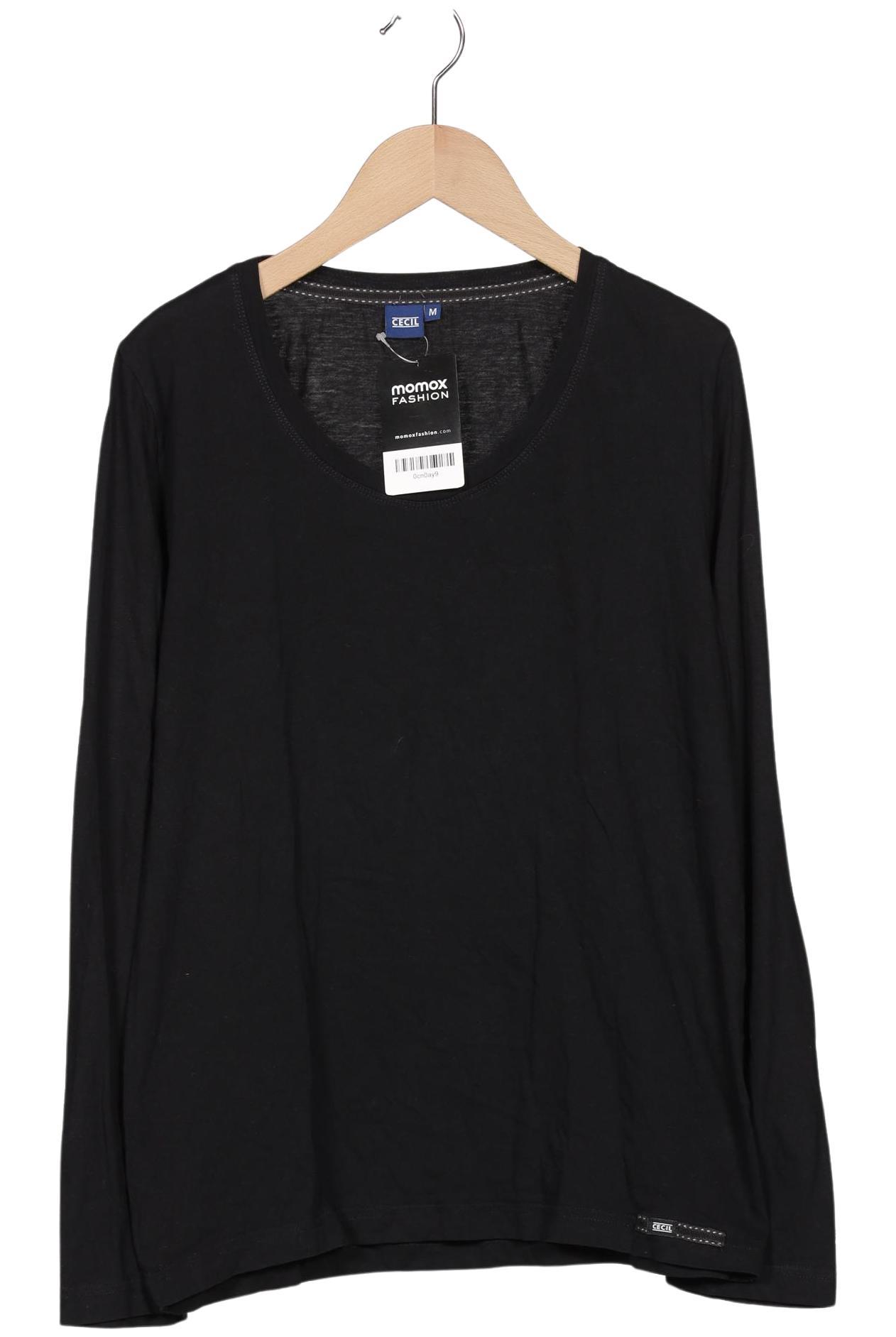 

Cecil Damen Langarmshirt, schwarz, Gr. 38