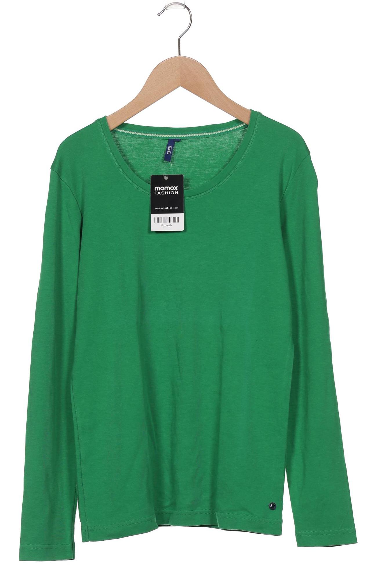 

Cecil Damen Langarmshirt, grün, Gr. 38