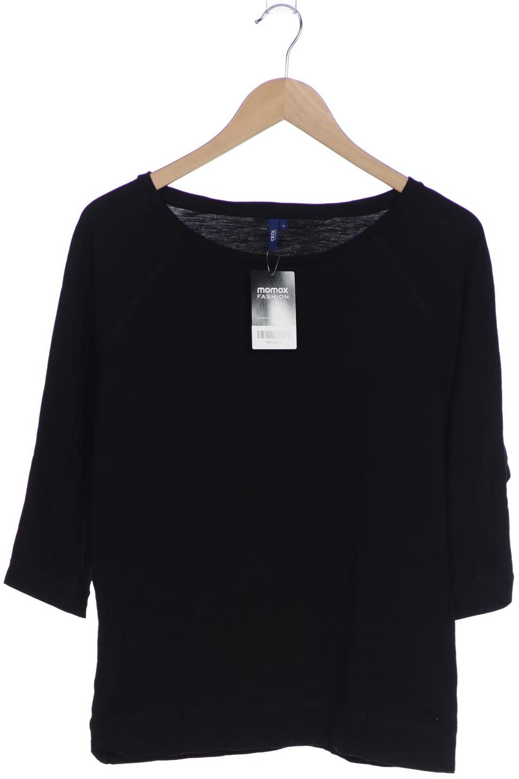 

Cecil Damen Langarmshirt, schwarz, Gr. 36