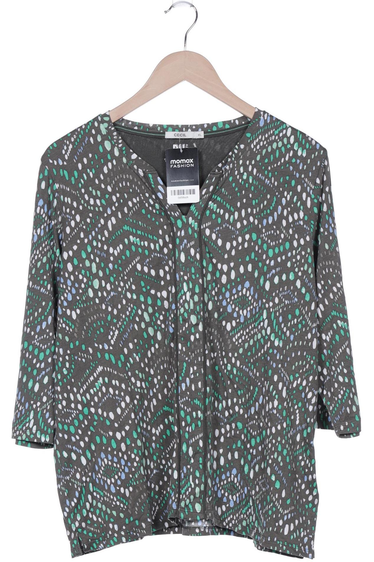 

Cecil Damen Langarmshirt, grün, Gr. 44