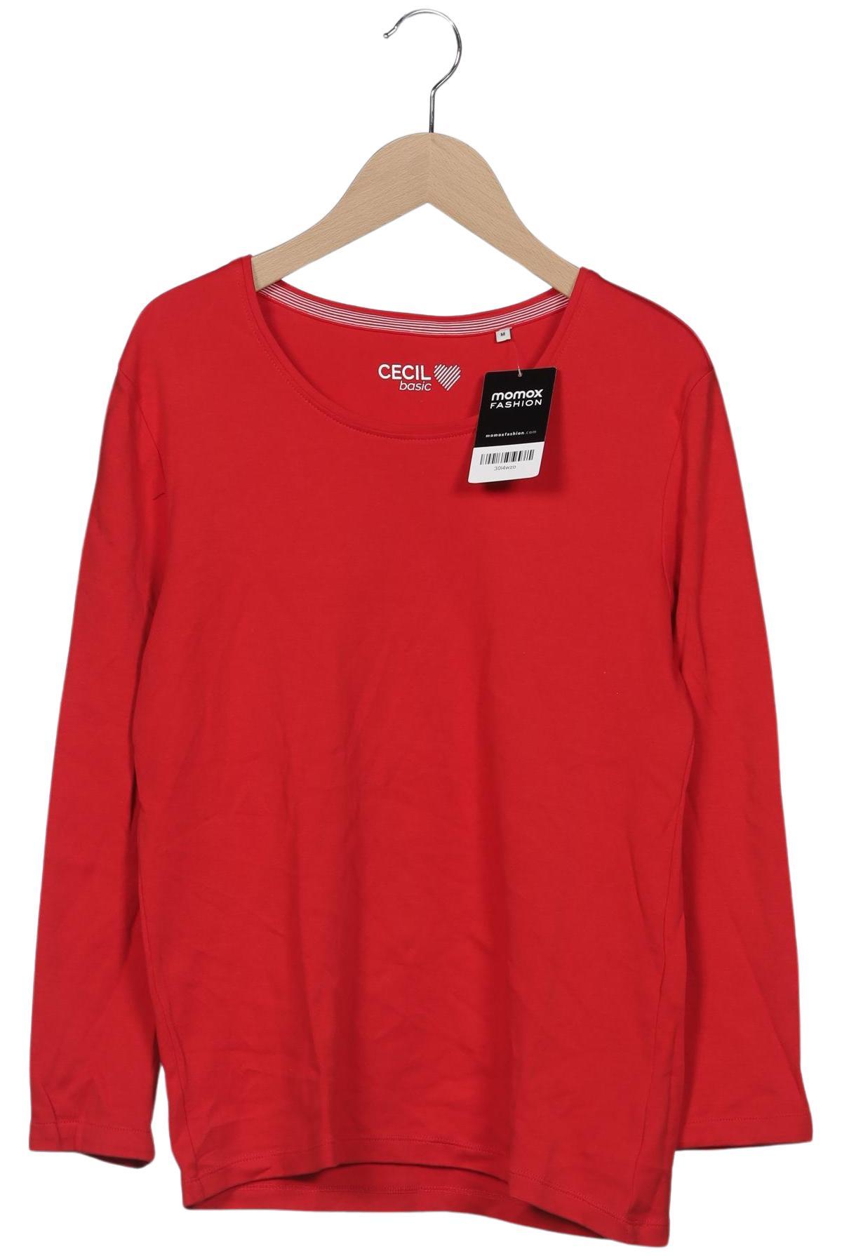 

Cecil Damen Langarmshirt, rot, Gr. 38