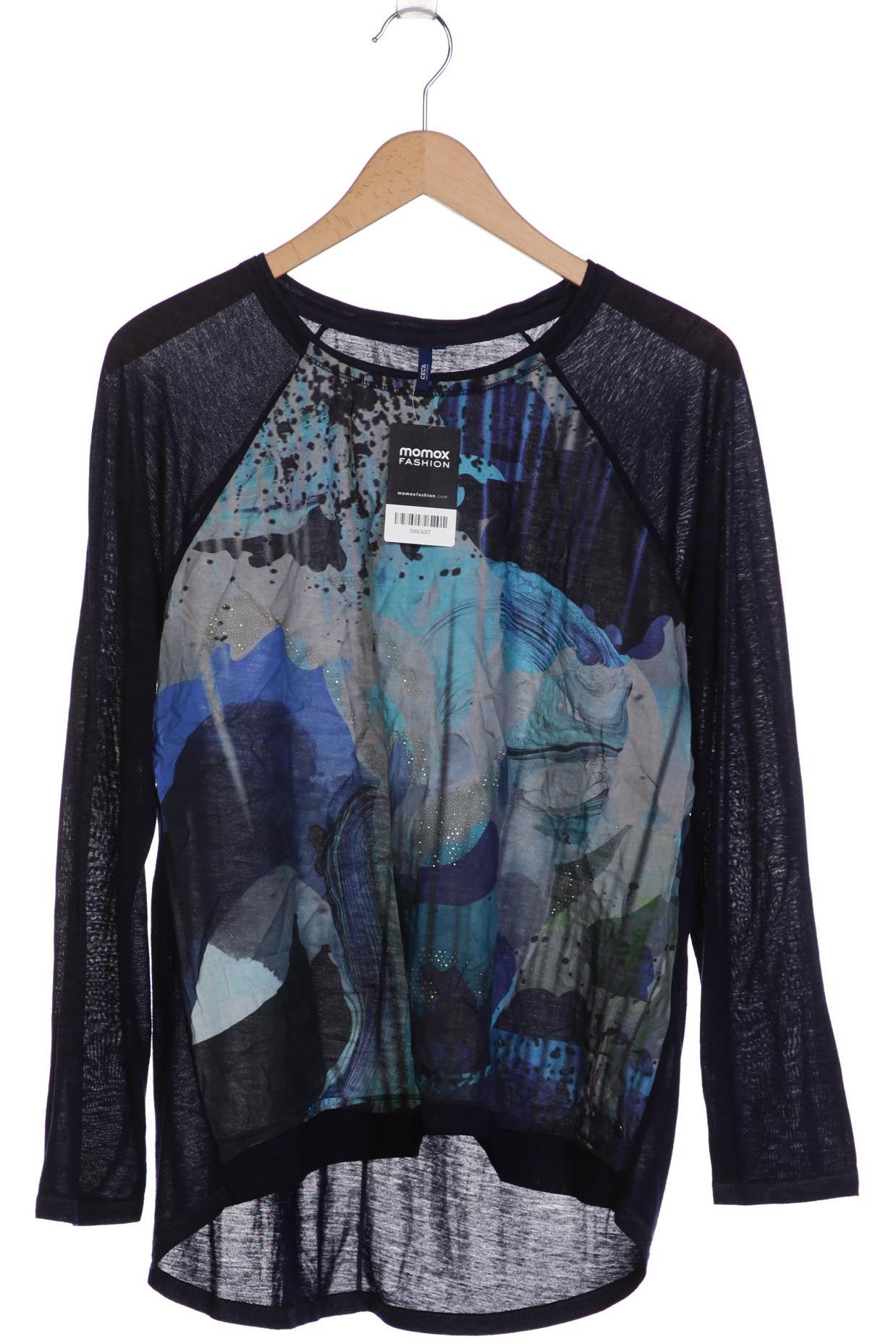 

Cecil Damen Langarmshirt, marineblau, Gr. 44