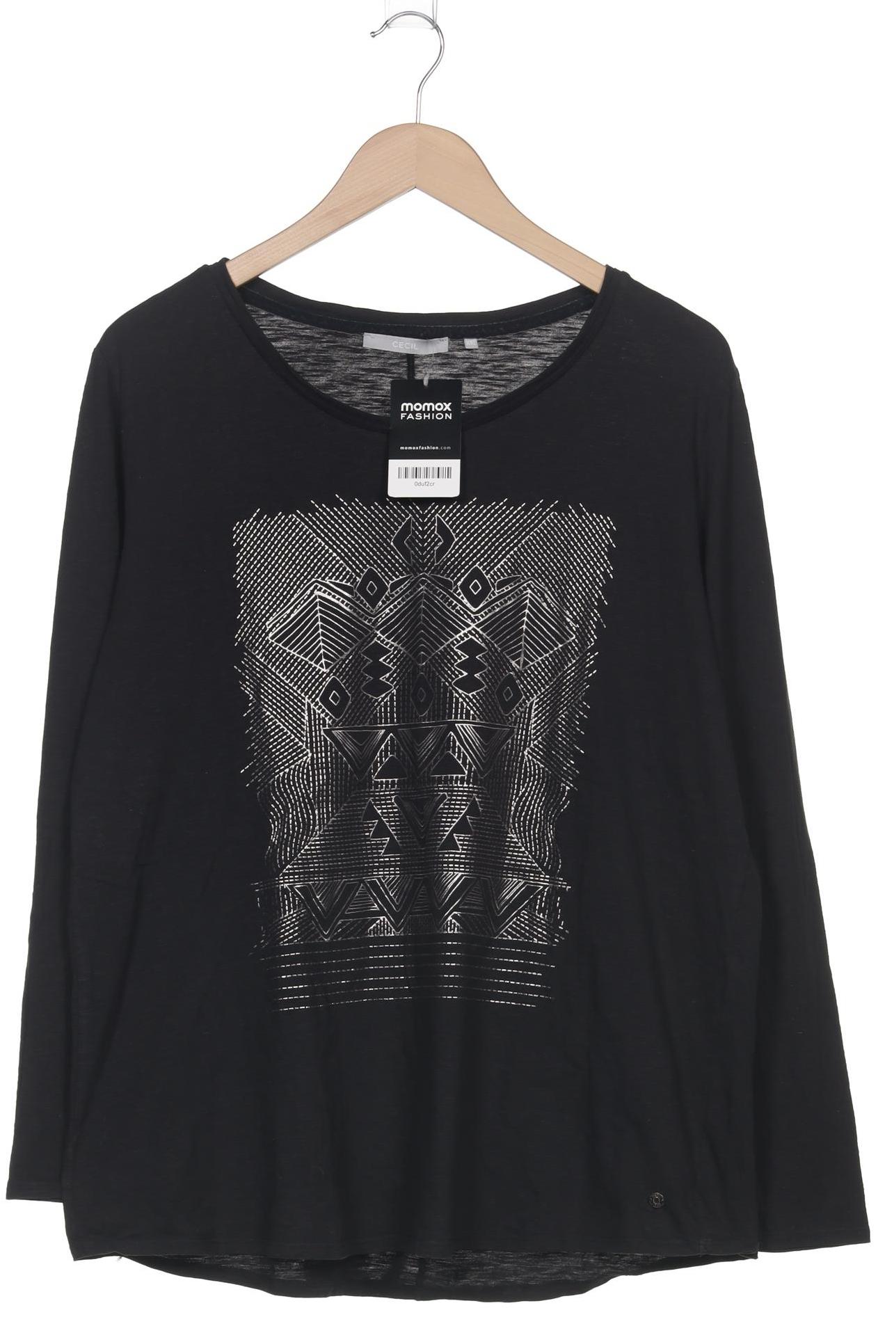 

Cecil Damen Langarmshirt, schwarz, Gr. 46