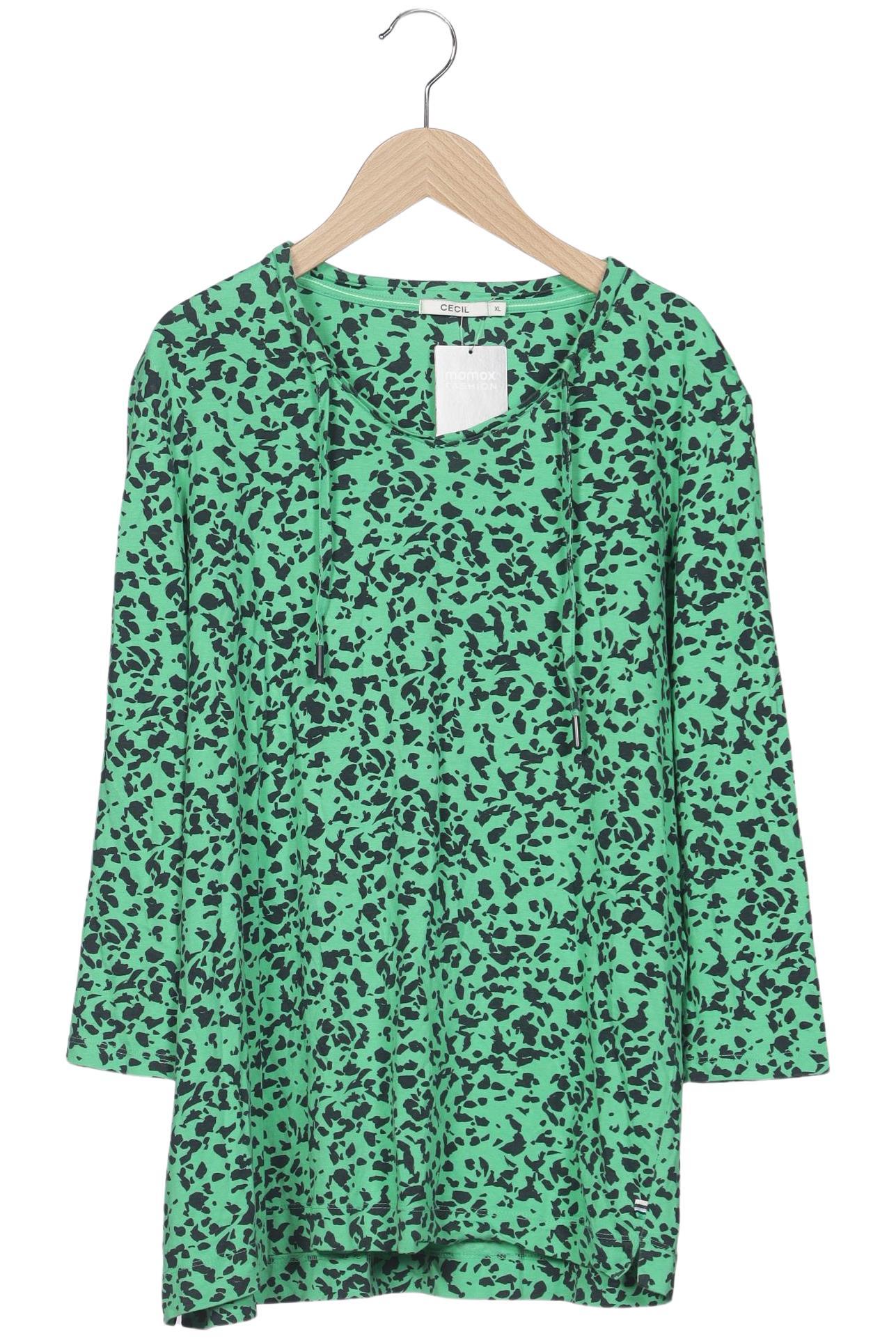 

Cecil Damen Langarmshirt, grün, Gr. 44