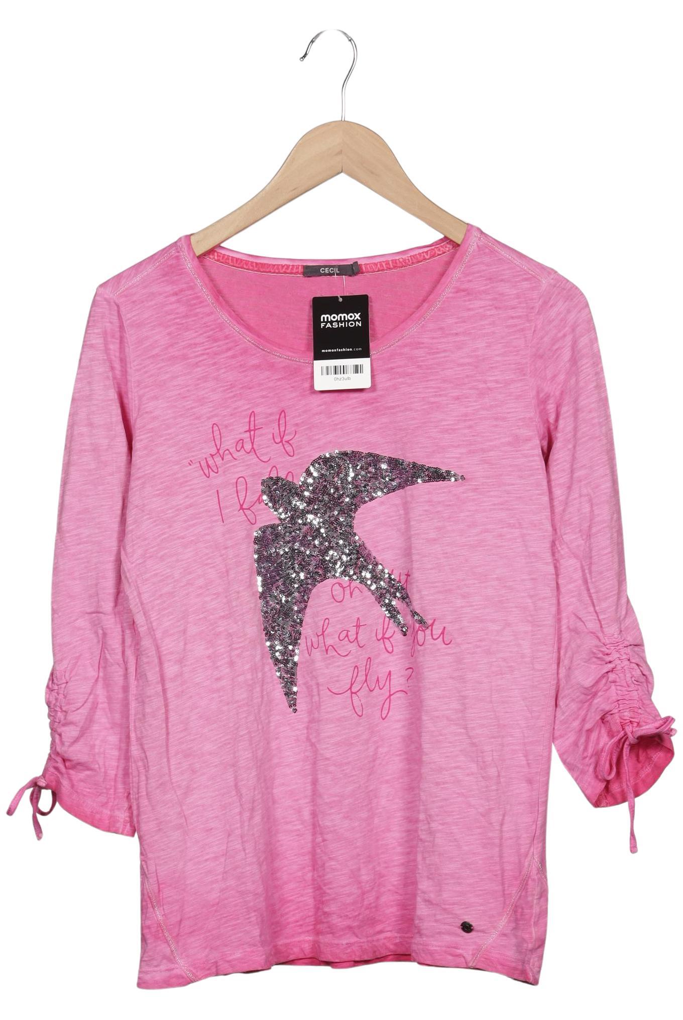 

Cecil Damen Langarmshirt, pink, Gr. 38