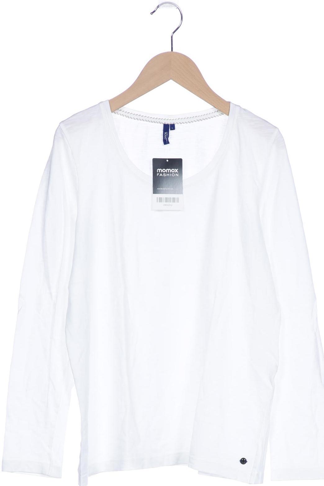 

CECIL Damen Langarmshirt, weiß