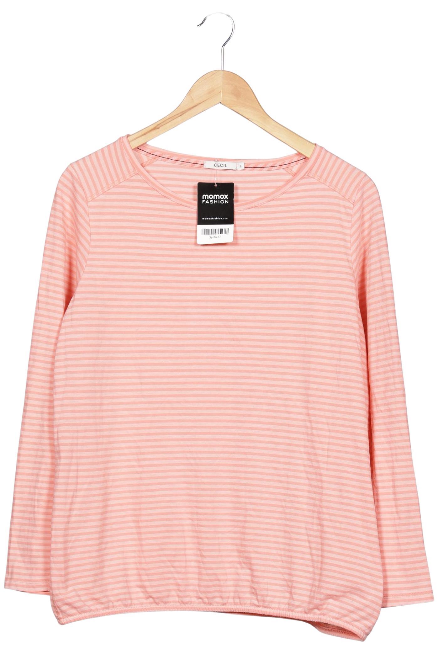 

Cecil Damen Langarmshirt, pink, Gr. 42