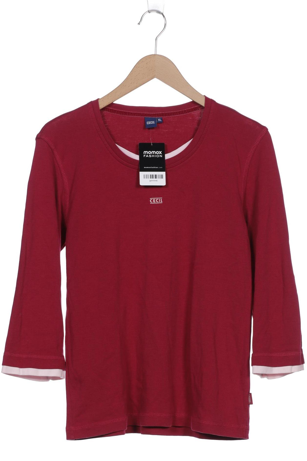 

Cecil Damen Langarmshirt, bordeaux, Gr. 44