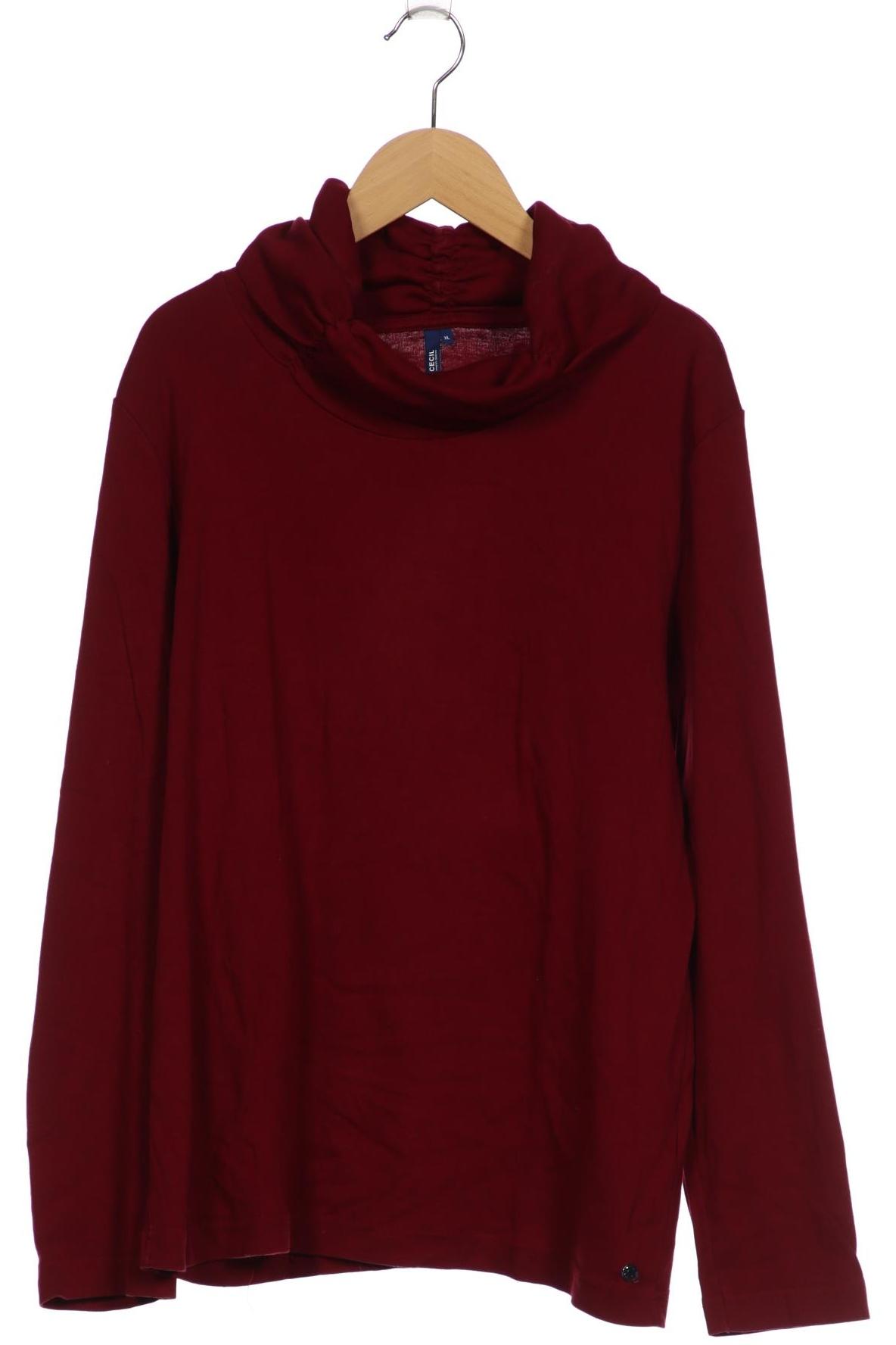 

Cecil Damen Langarmshirt, bordeaux, Gr. 44