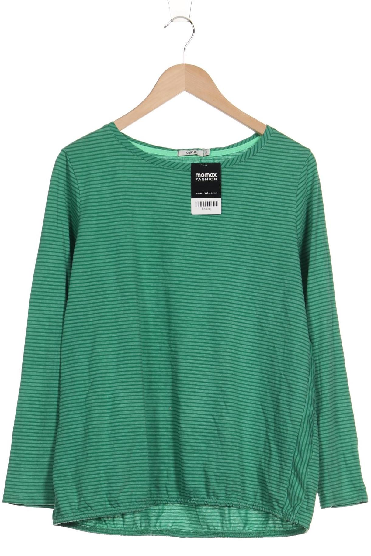 

Cecil Damen Langarmshirt, grün, Gr. 44