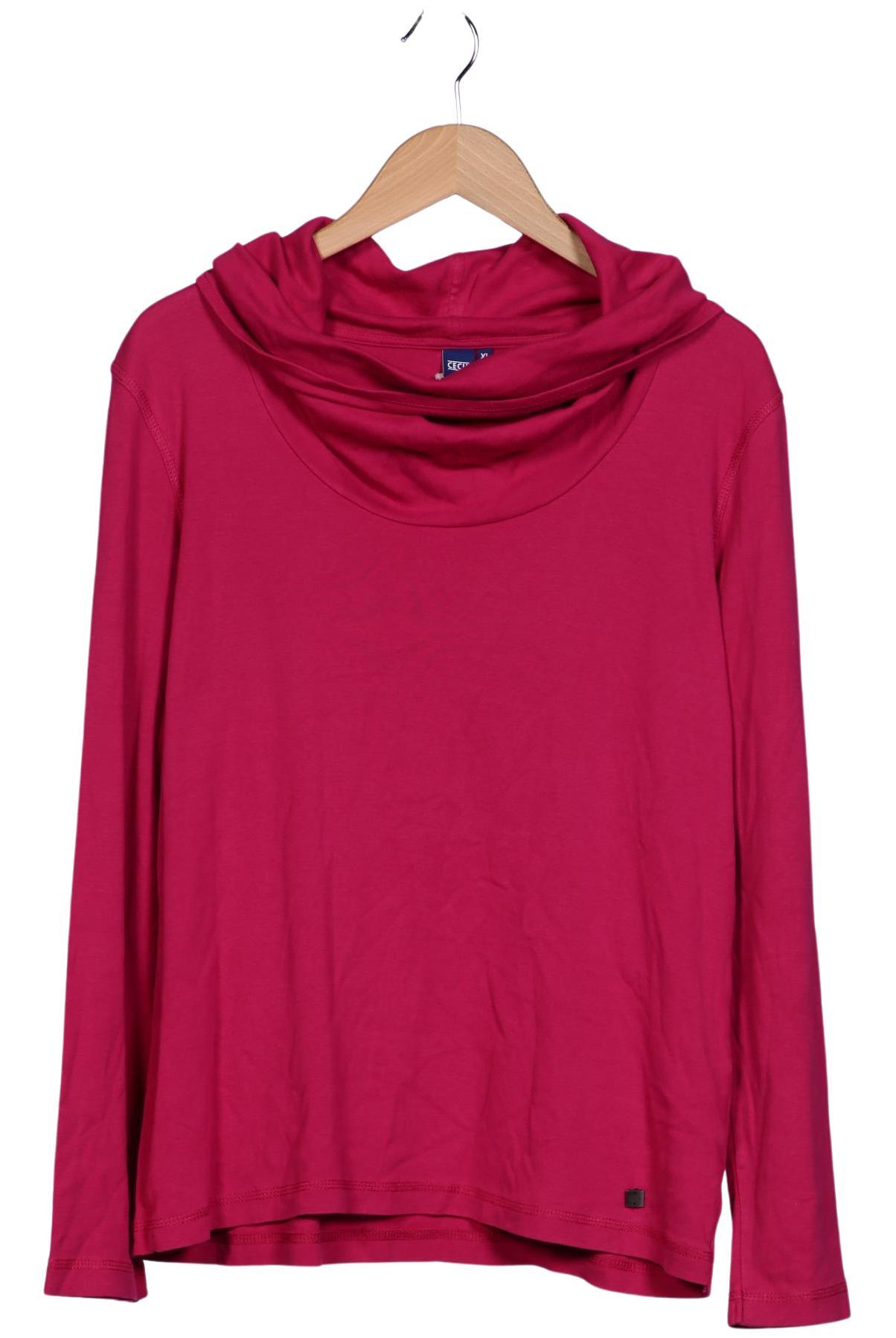 

Cecil Damen Langarmshirt, pink, Gr. 44