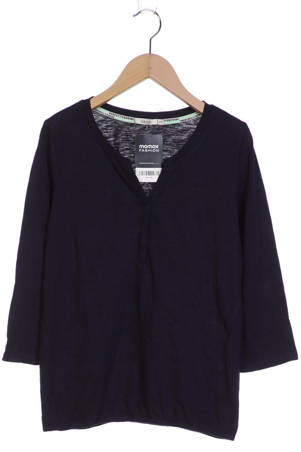 

CECIL Damen Langarmshirt, marineblau