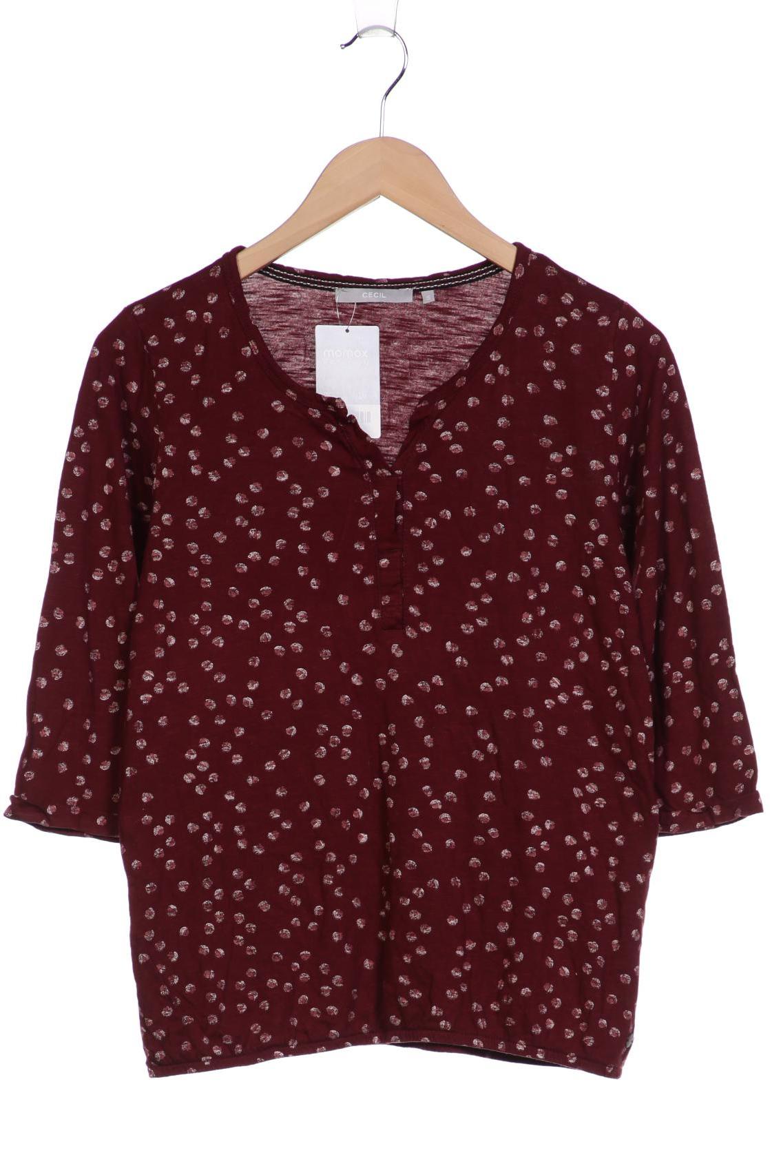

Cecil Damen Langarmshirt, bordeaux, Gr. 36