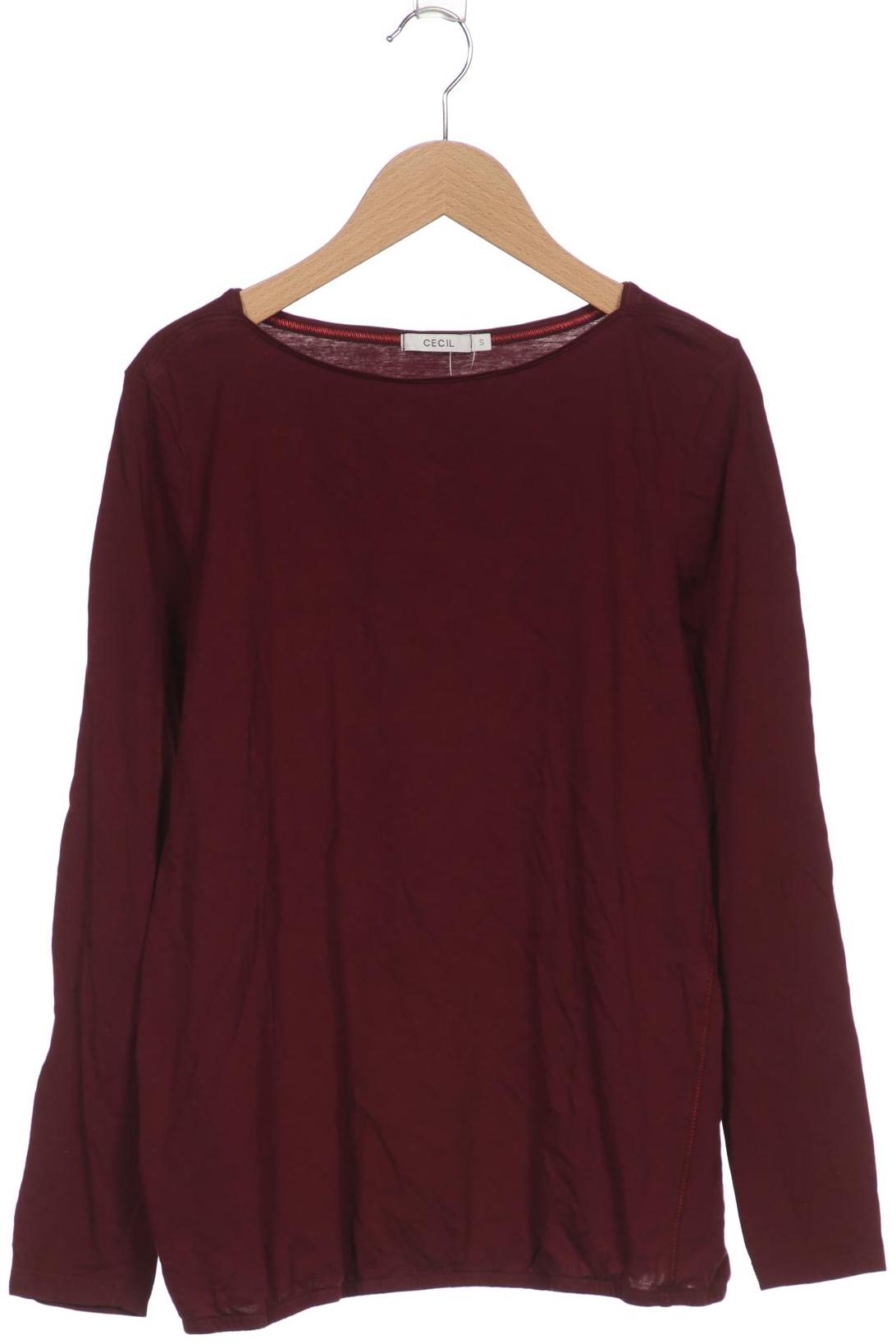 

CECIL Damen Langarmshirt, bordeaux
