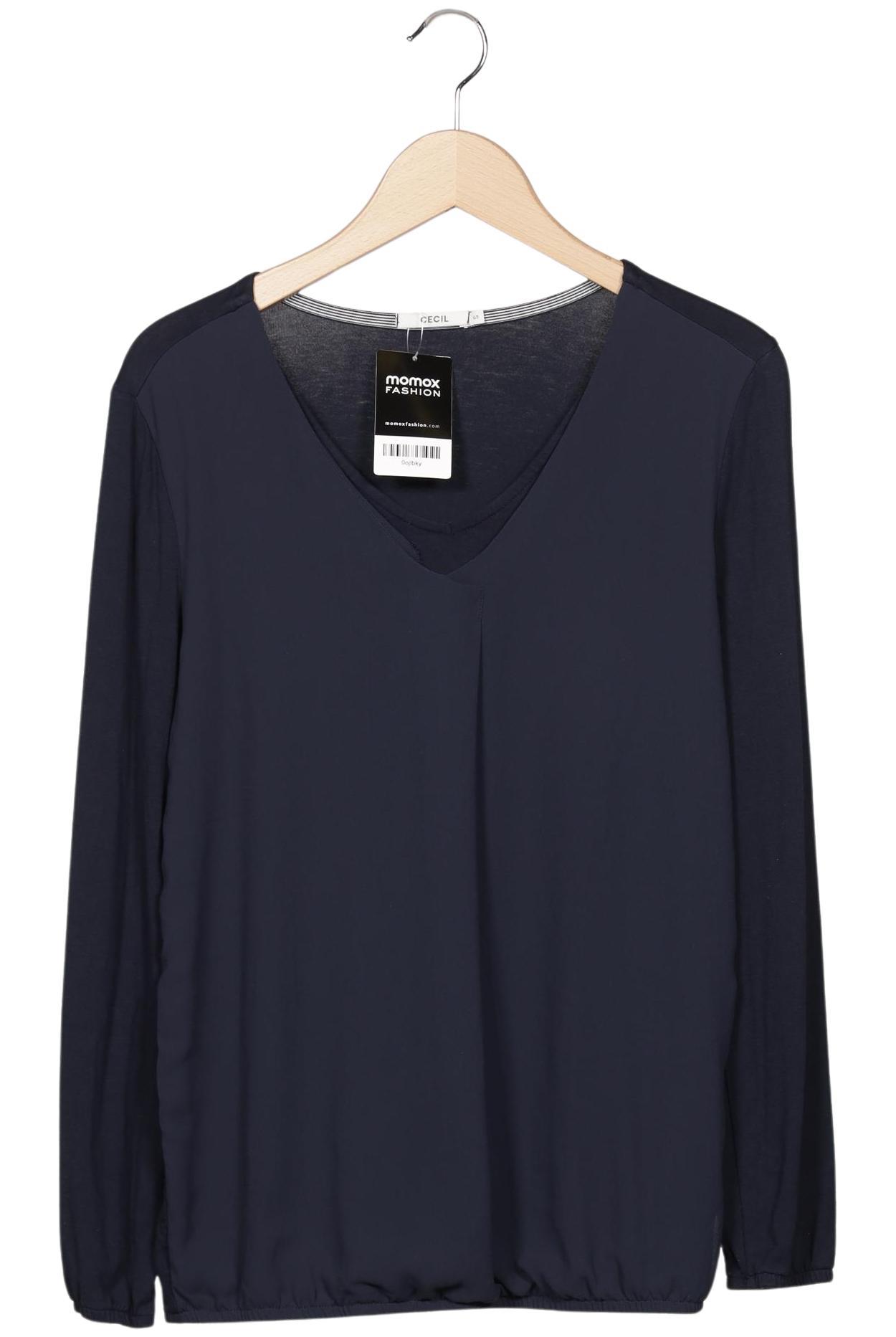 

Cecil Damen Langarmshirt, marineblau, Gr. 36