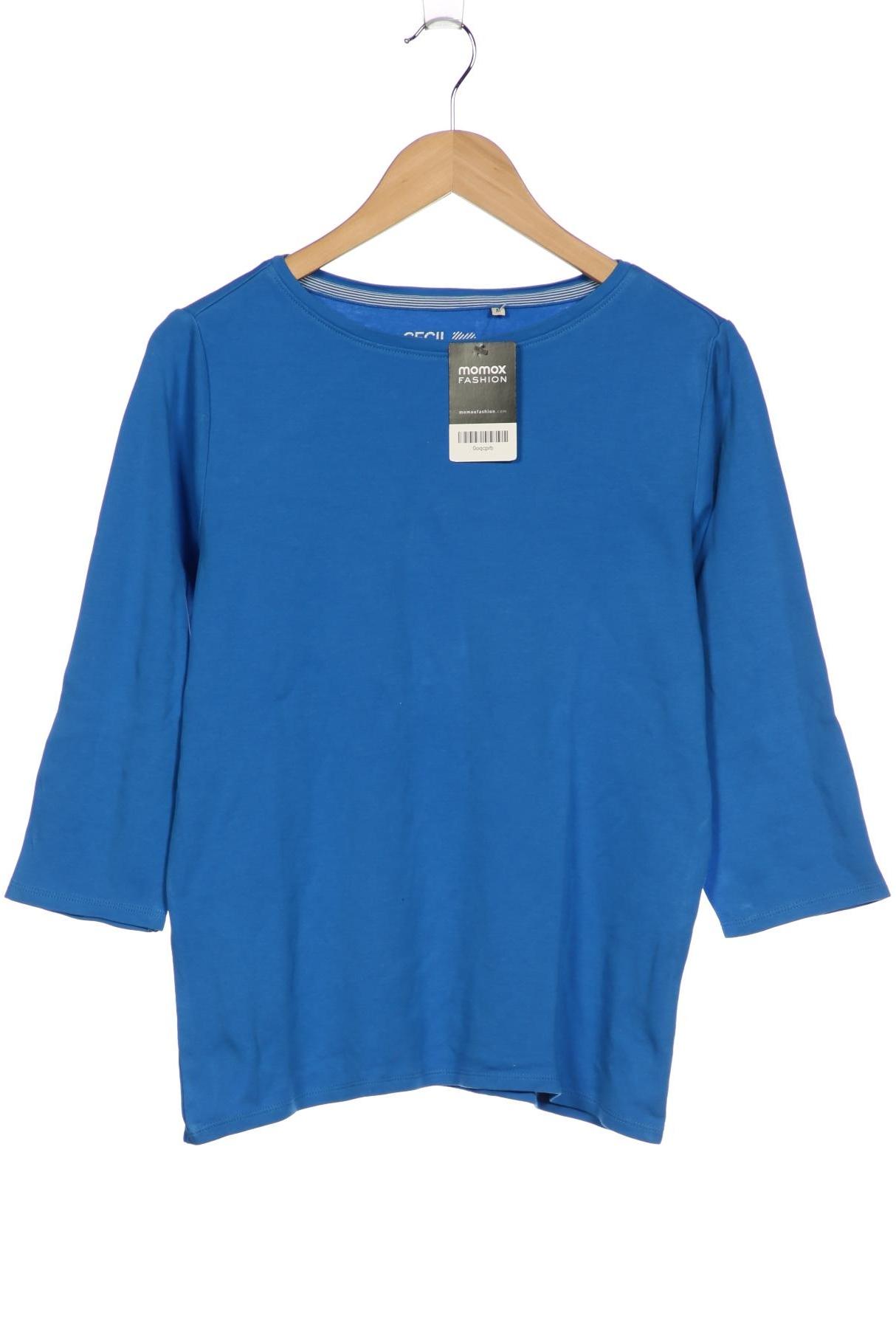 

Cecil Damen Langarmshirt, blau, Gr. 38