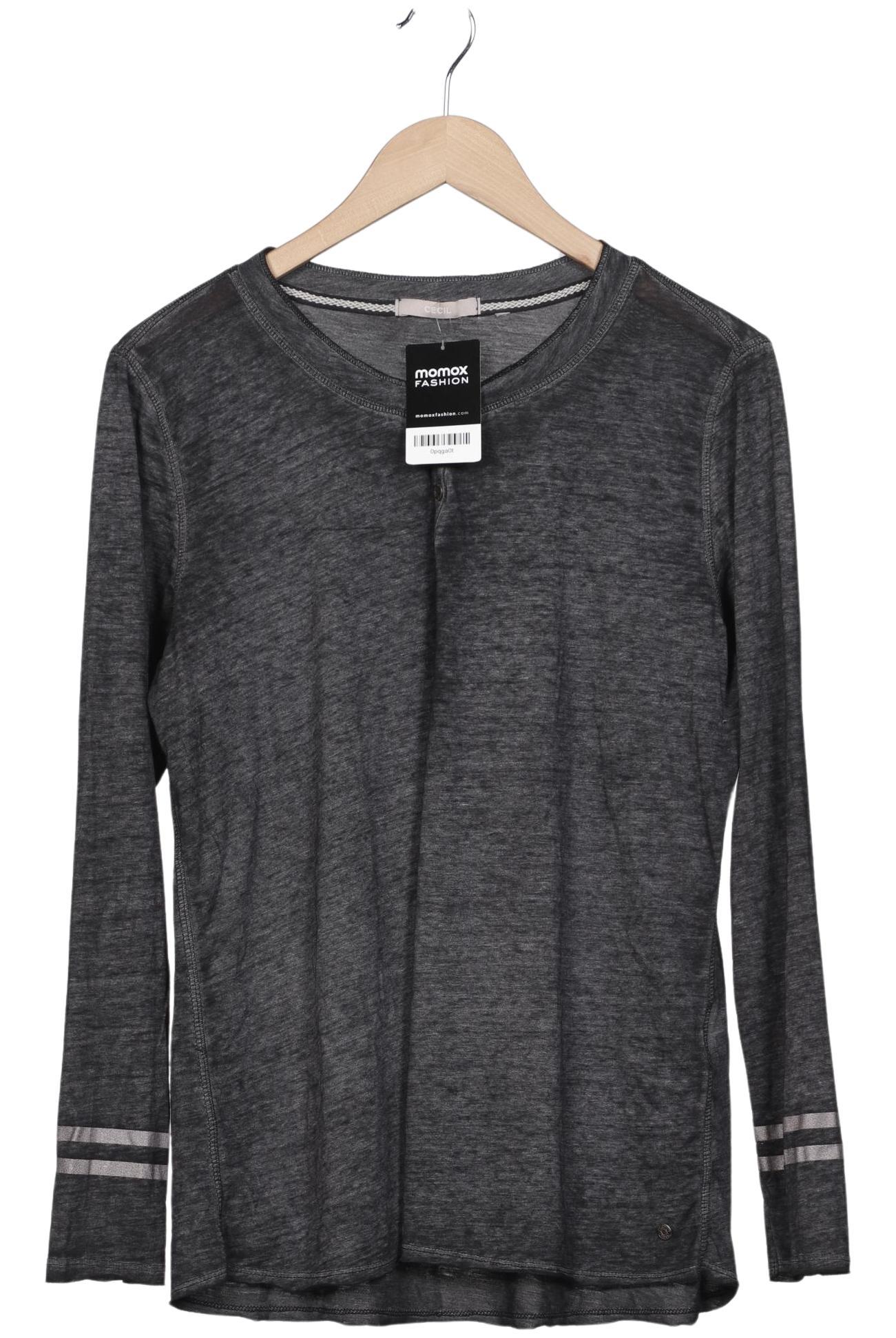 

Cecil Damen Langarmshirt, grau, Gr. 44