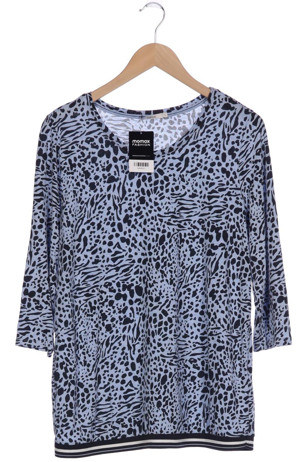 

Cecil Damen Langarmshirt, hellblau, Gr. 42