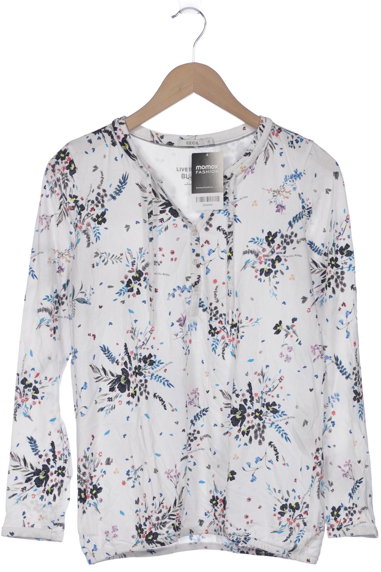 

CECIL Damen Langarmshirt, weiß