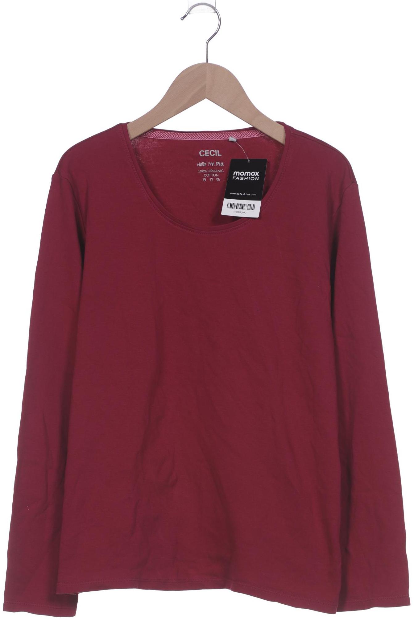 

Cecil Damen Langarmshirt, bordeaux, Gr. 44
