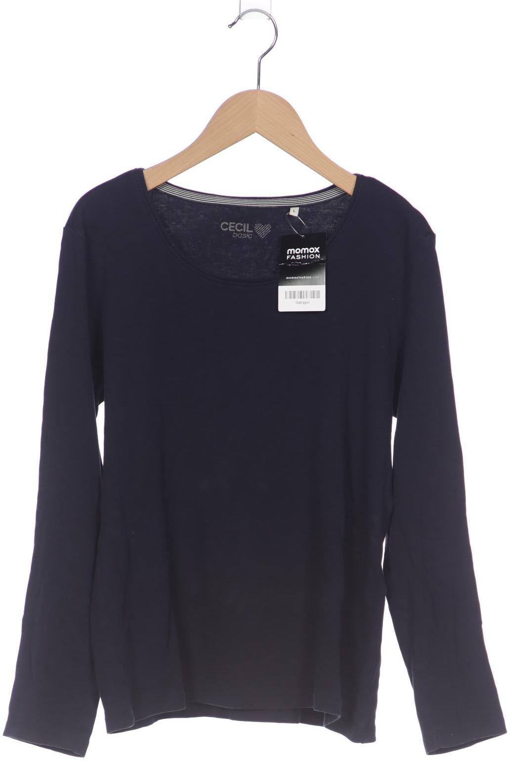 

Cecil Damen Langarmshirt, marineblau, Gr. 42