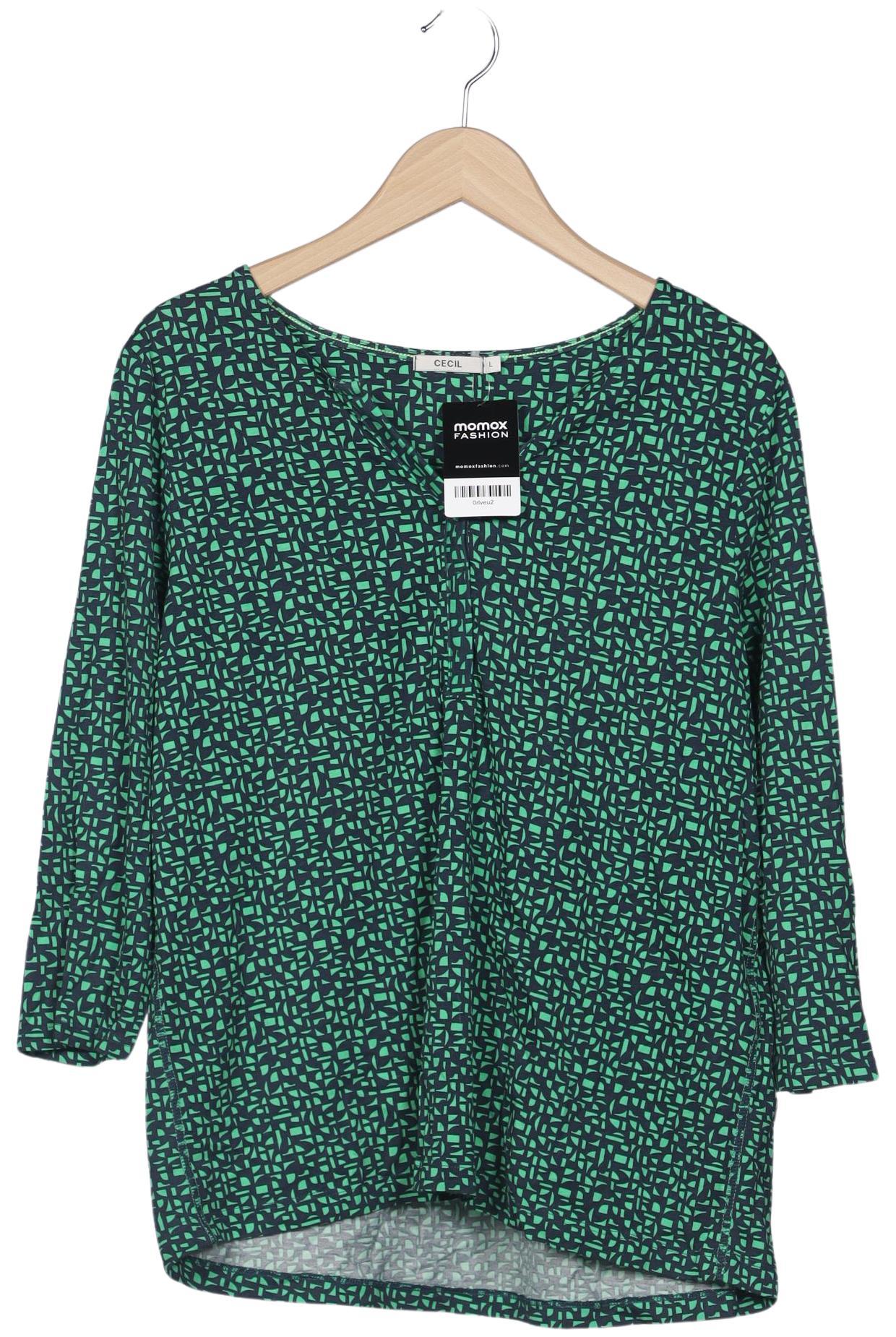 

Cecil Damen Langarmshirt, grün, Gr. 42