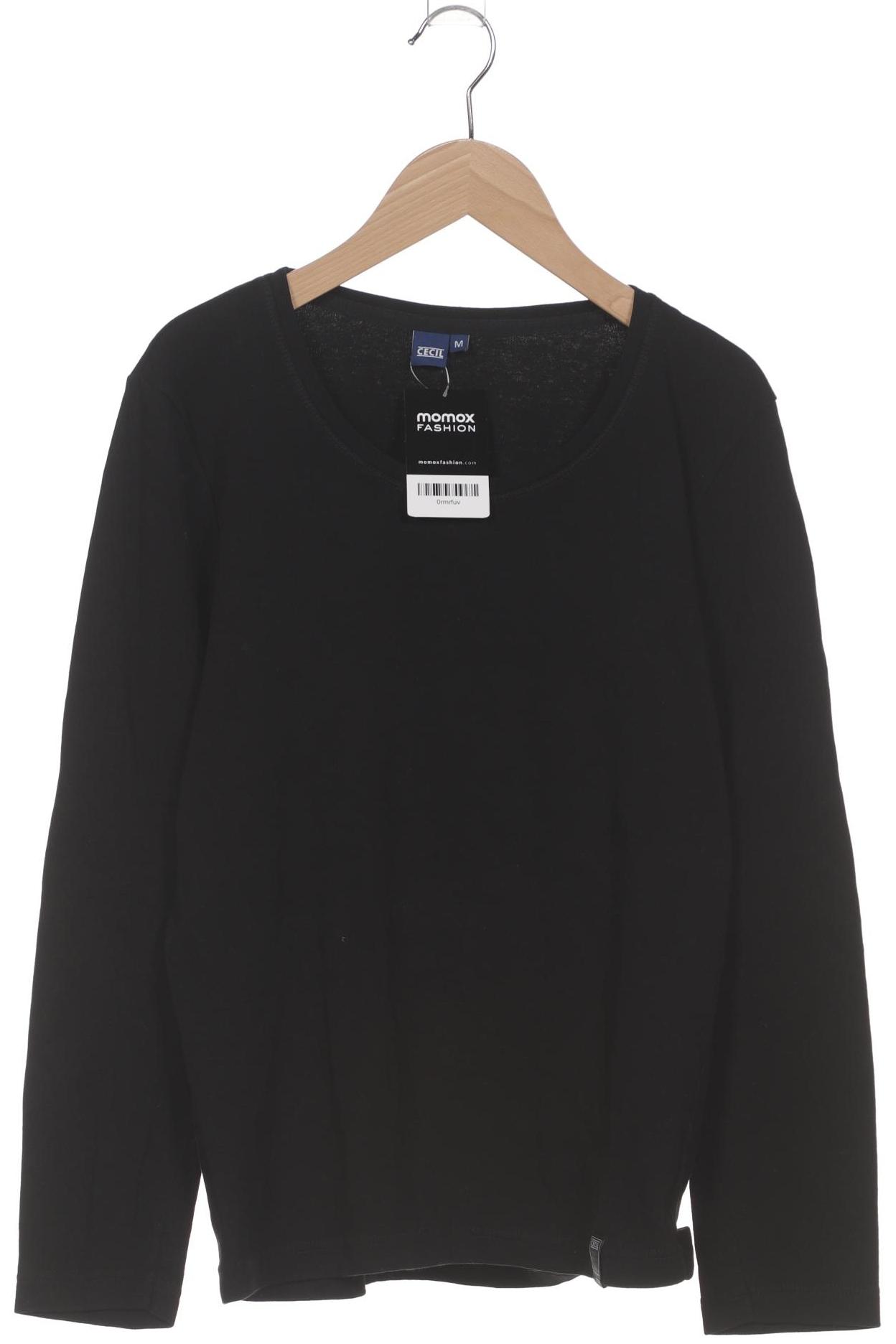 

Cecil Damen Langarmshirt, schwarz, Gr. 38