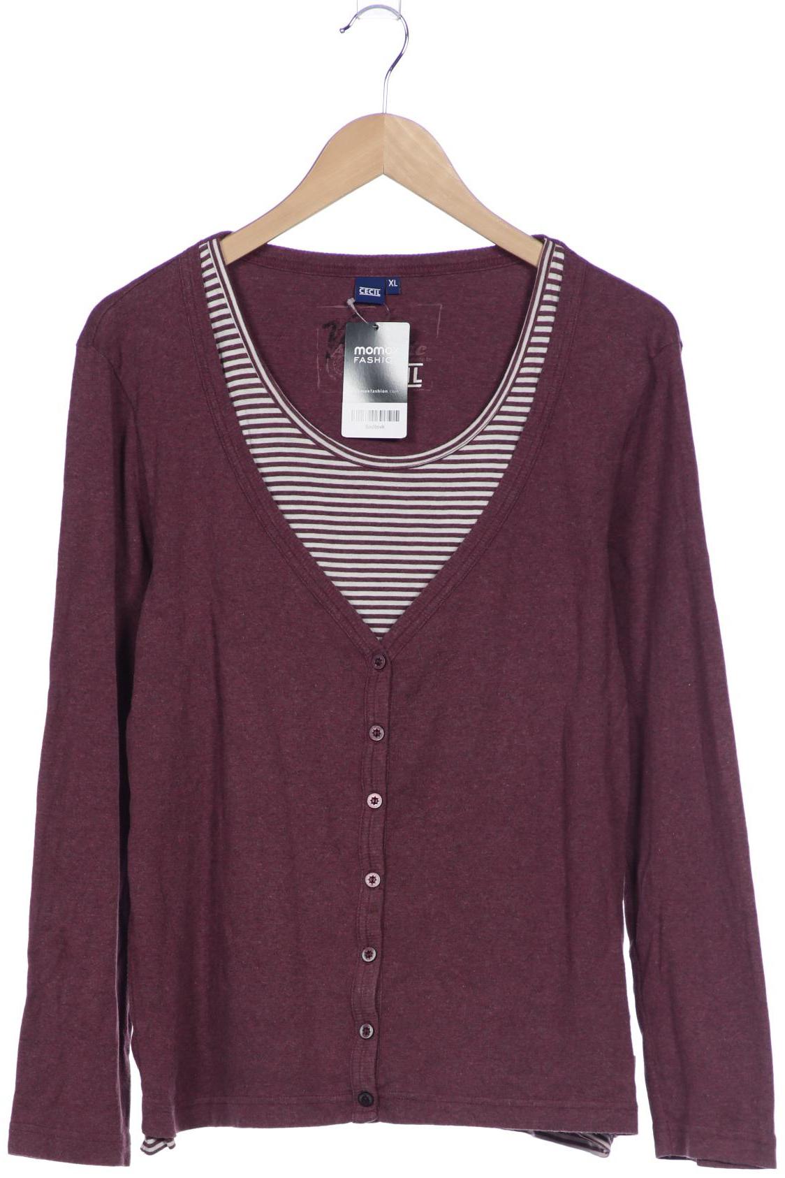 

Cecil Damen Langarmshirt, bordeaux, Gr. 44