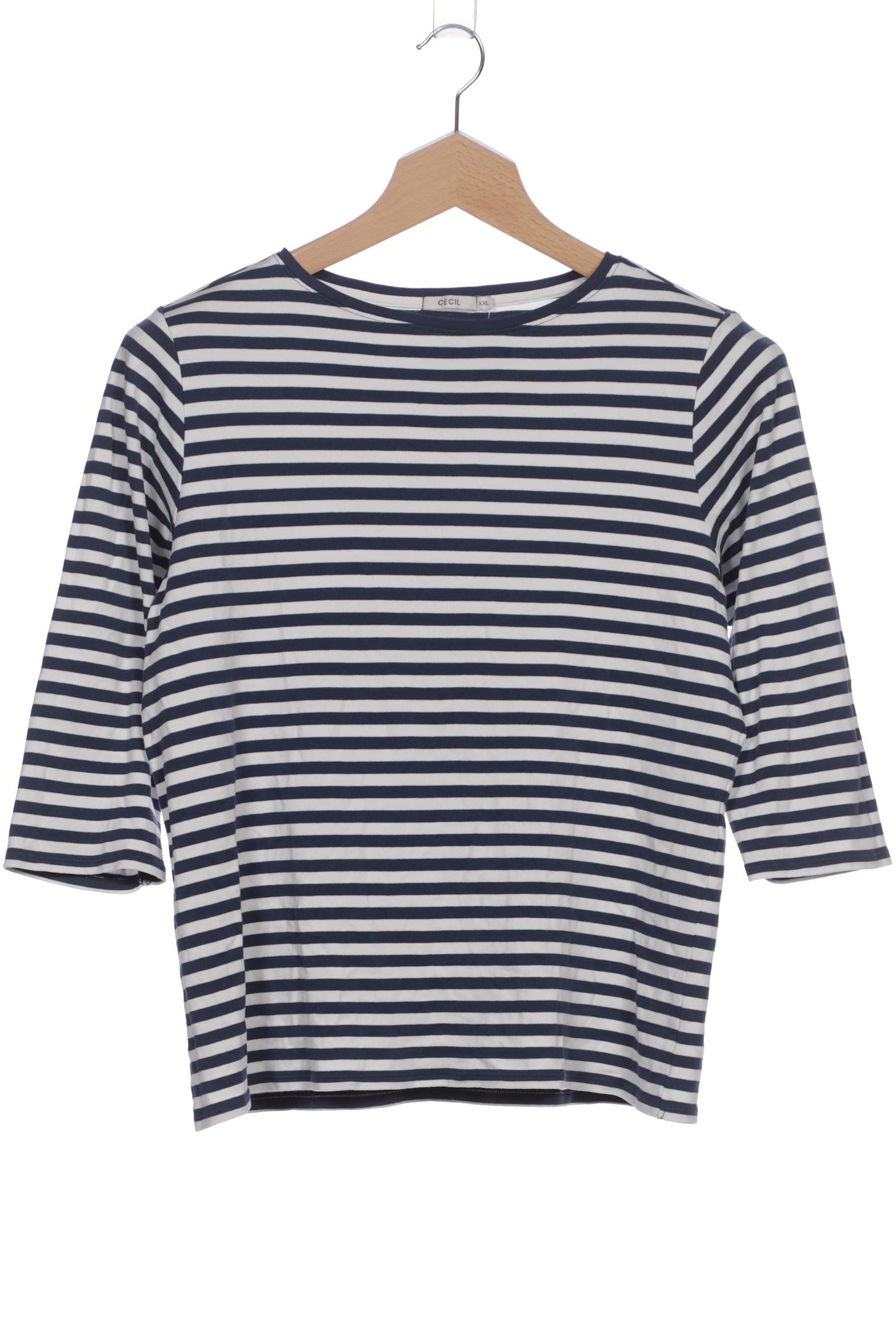 

Cecil Damen Langarmshirt, marineblau, Gr. 46